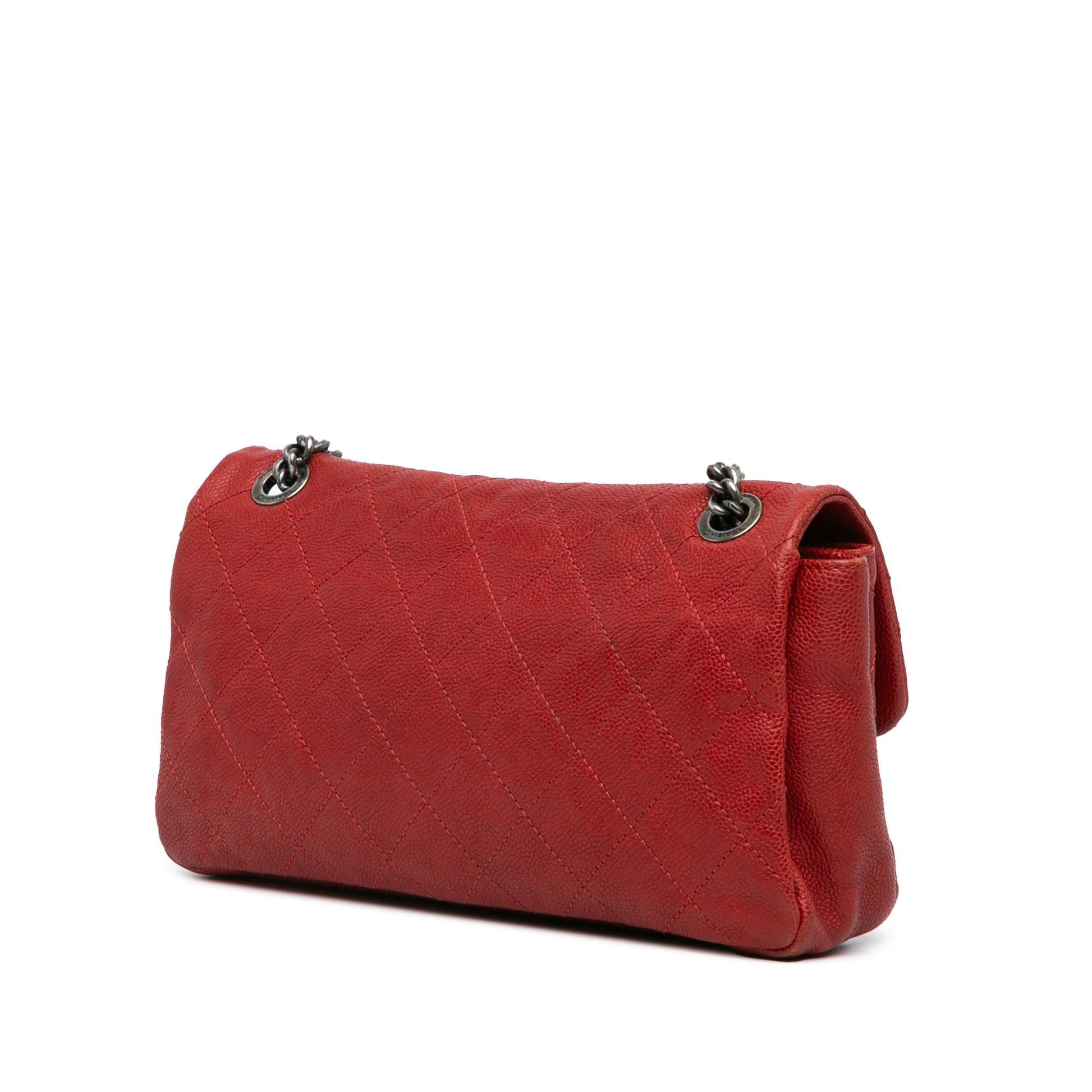 Chanel Quilted Caviar Simply CC Flap Handbag Flap 2