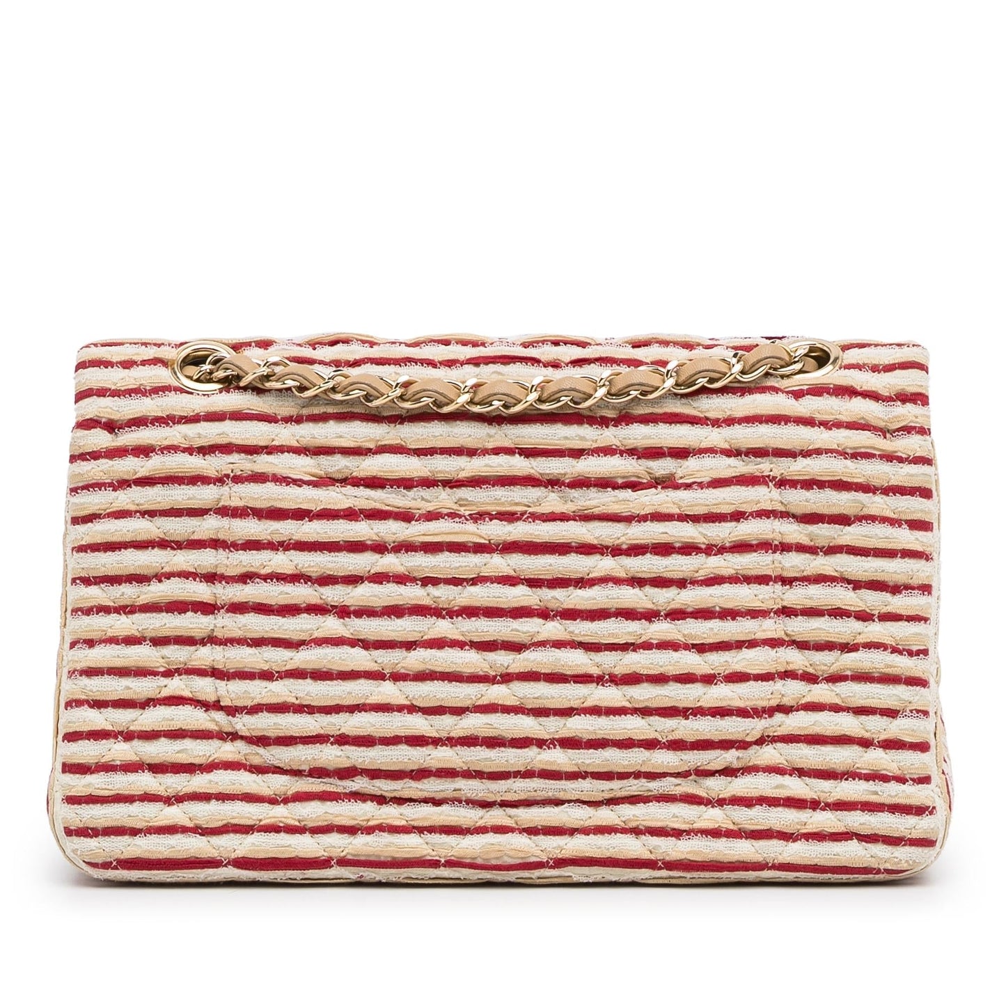 Chanel Quilted Jersey Coco Sailor Double Flap Shoulder Bag