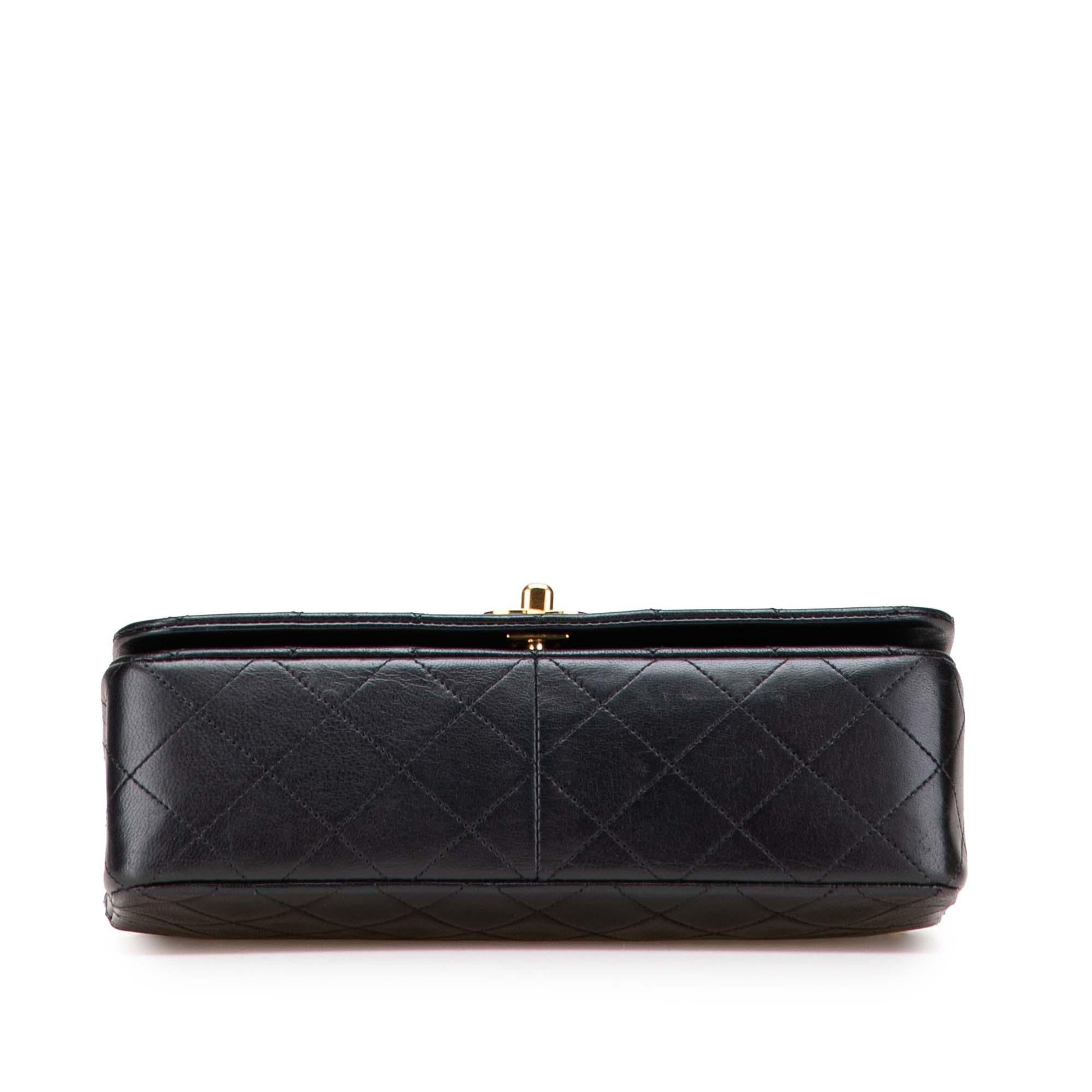 Chanel Quilted Lambskin Full Flap Handbag Flap 1