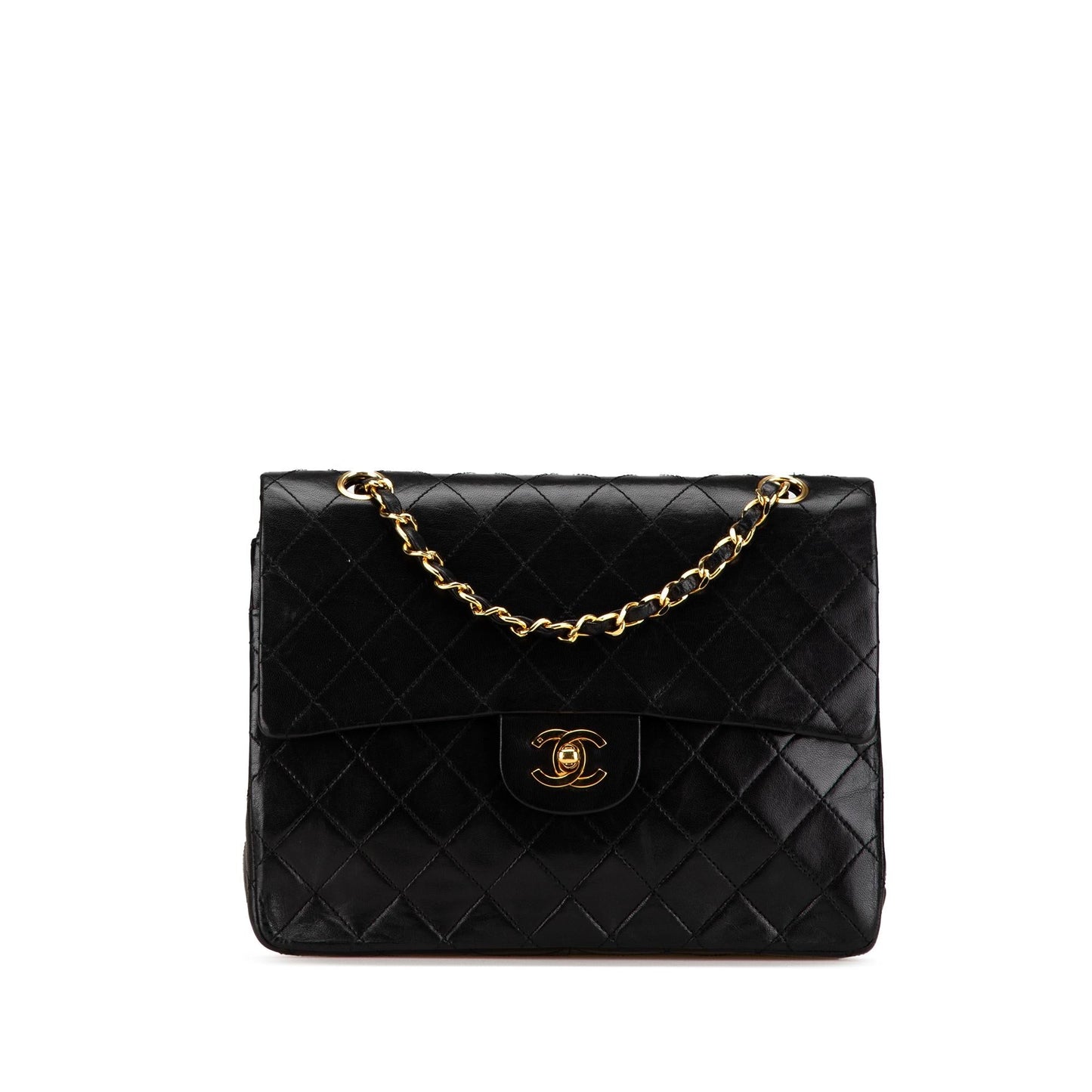 Chanel Tall Classic Lambskin Double Flap Handbag Double Flap