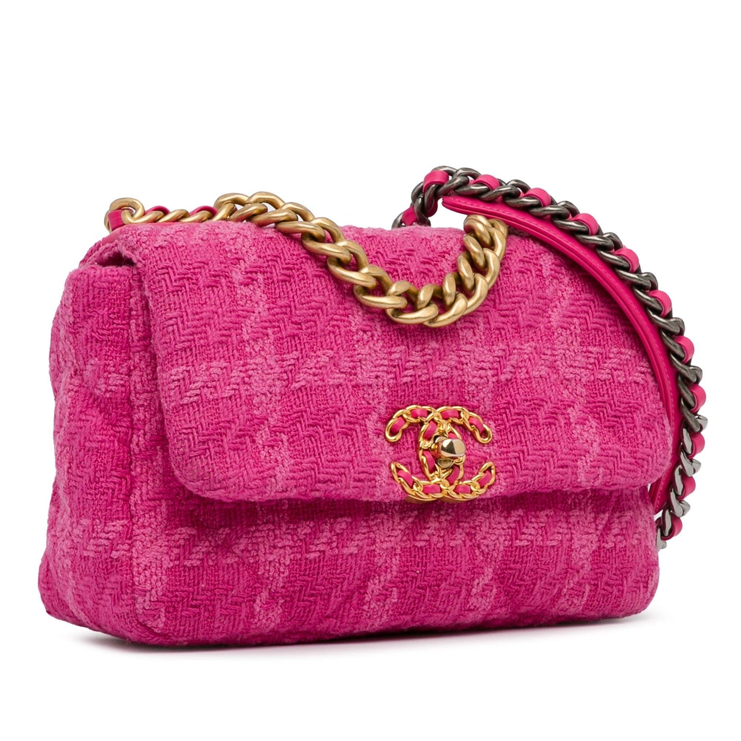 Chanel Tweed 19 Flap SHG-sCADBh Handbag