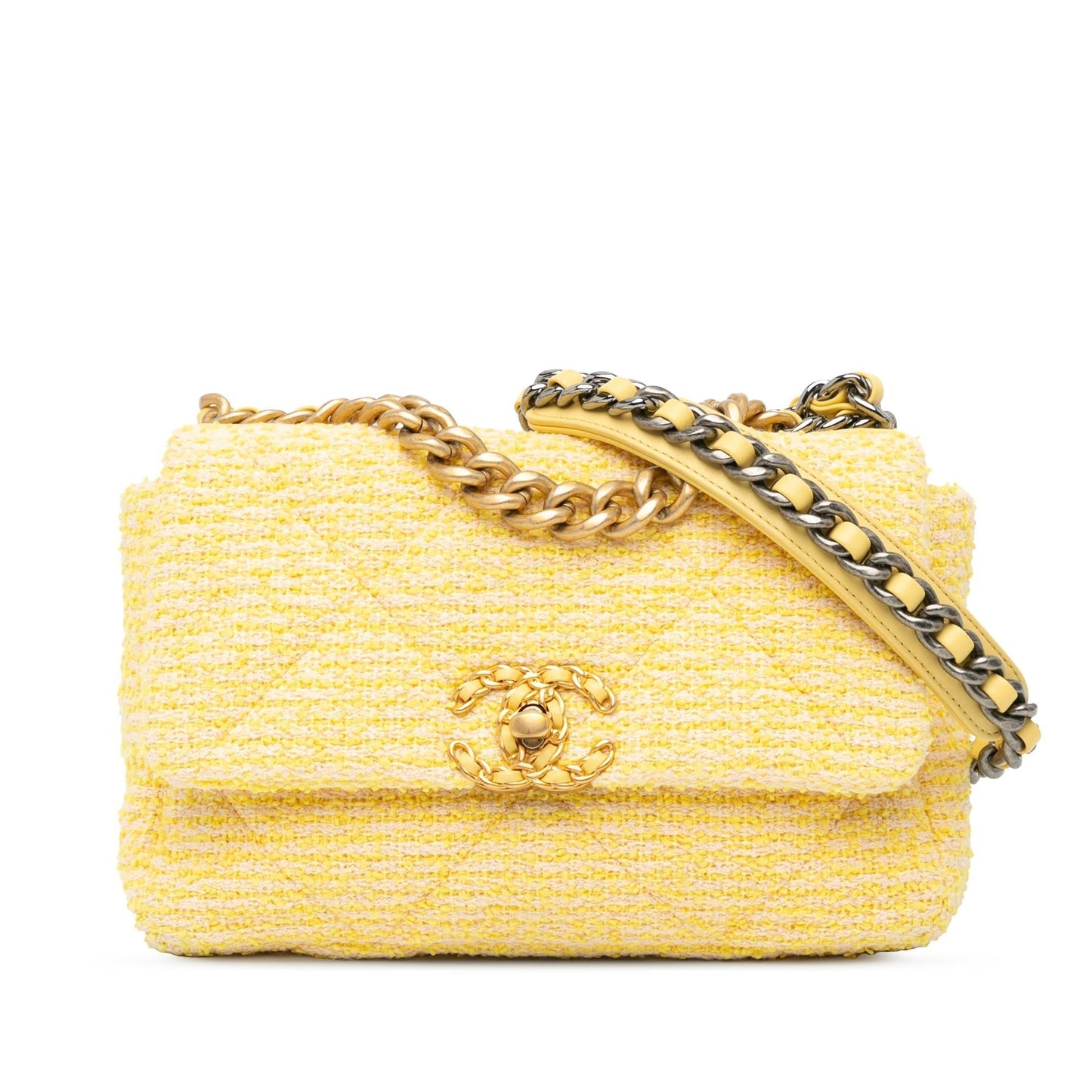 Chanel Tweed 19 Flap Handbag