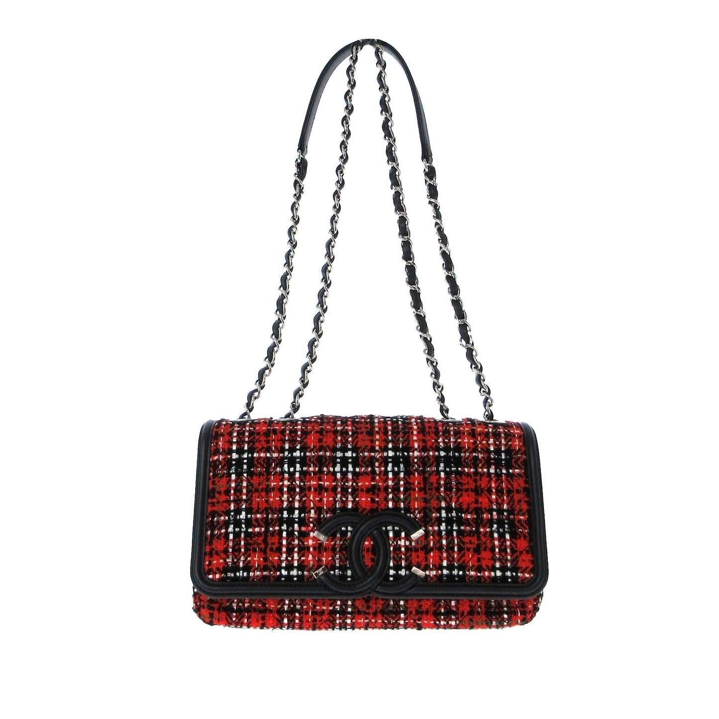 Chanel Tweed CC Filigree Flap SHG-1z9KZx Handbag