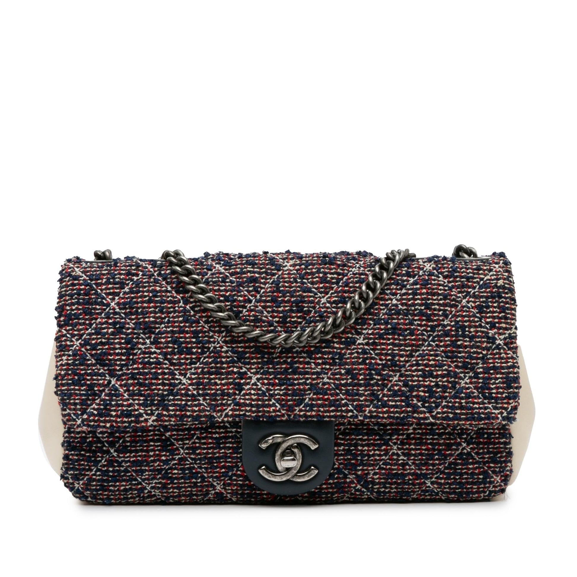 Chanel Tweed Single Flap SHG-2oV8gp Handbag