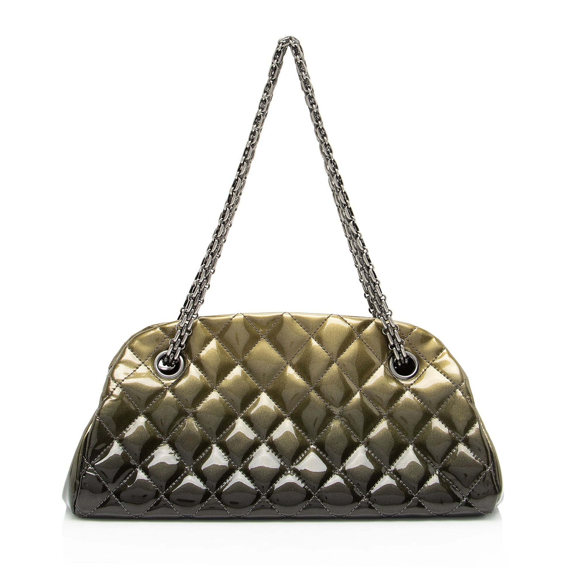 Chanel e Bowler SHF-9cE7hE Small Leather Handbag