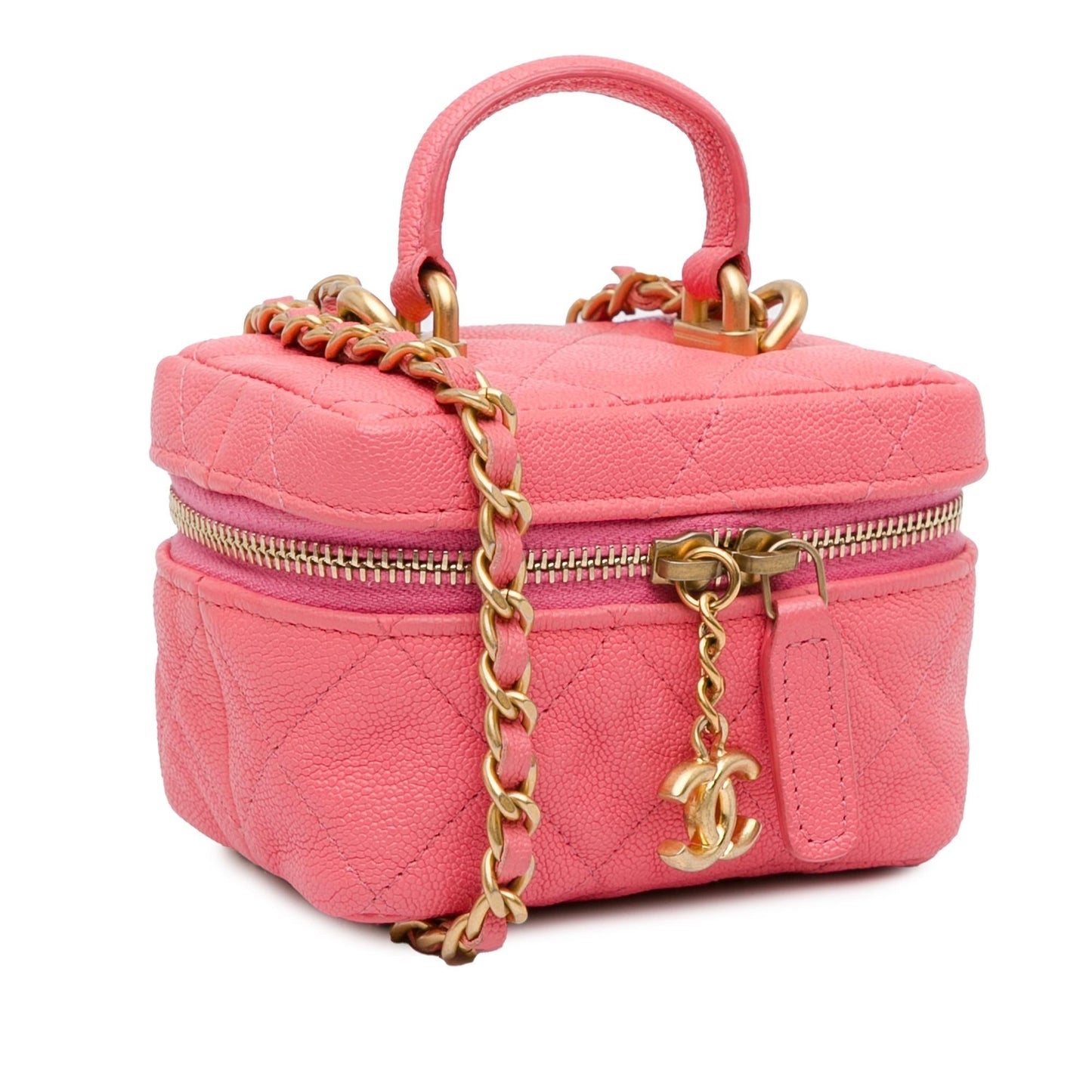 Chanel Micro Caviar Vanity Handbag