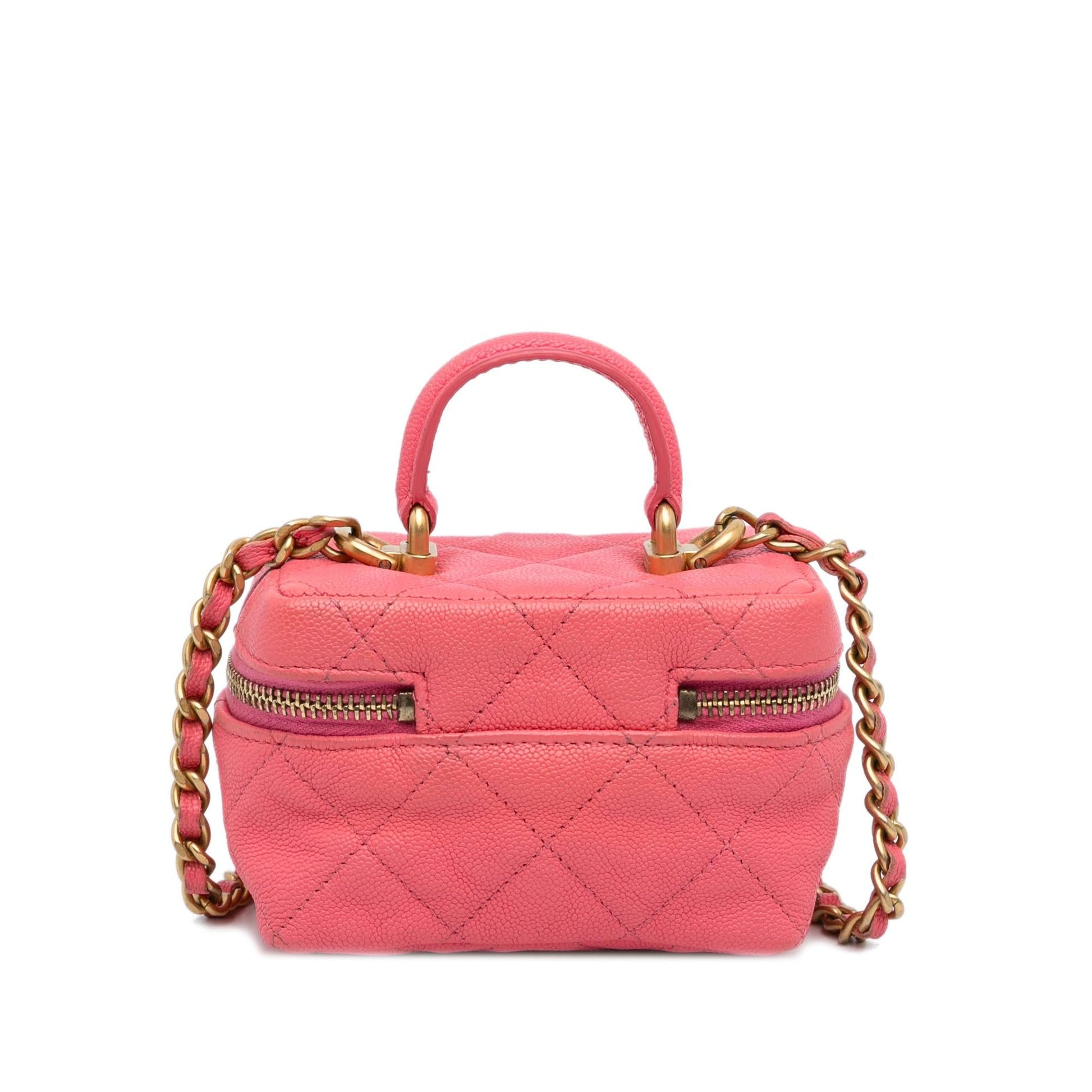 Chanel Micro Caviar Vanity Handbag Bag 1