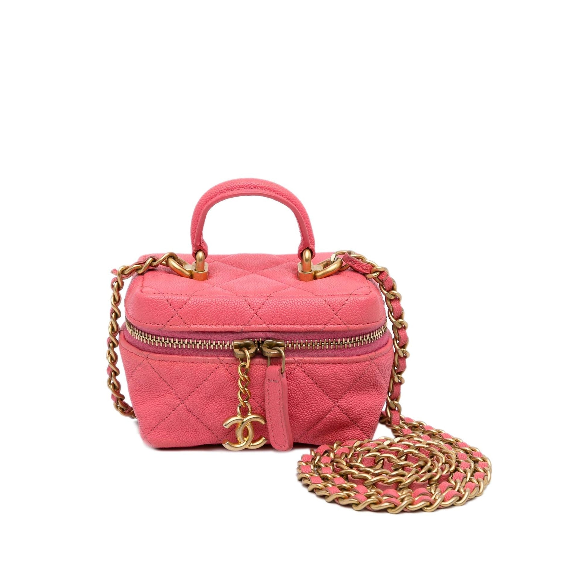 Chanel Micro Caviar Vanity Handbag Bag 1