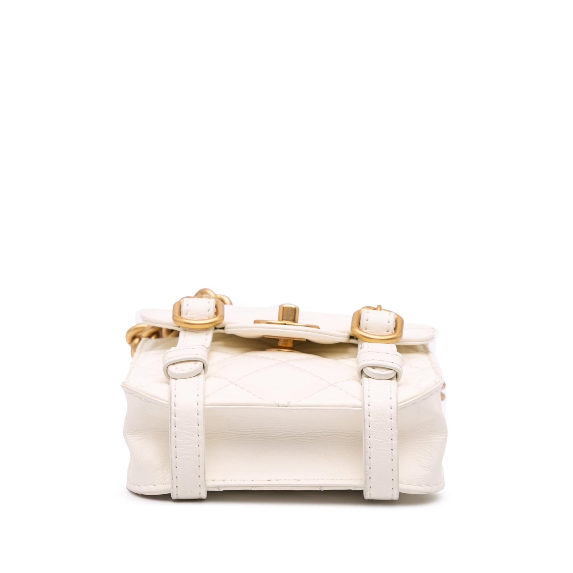Chanel Aged Calfskin City School Flap Mini Bag