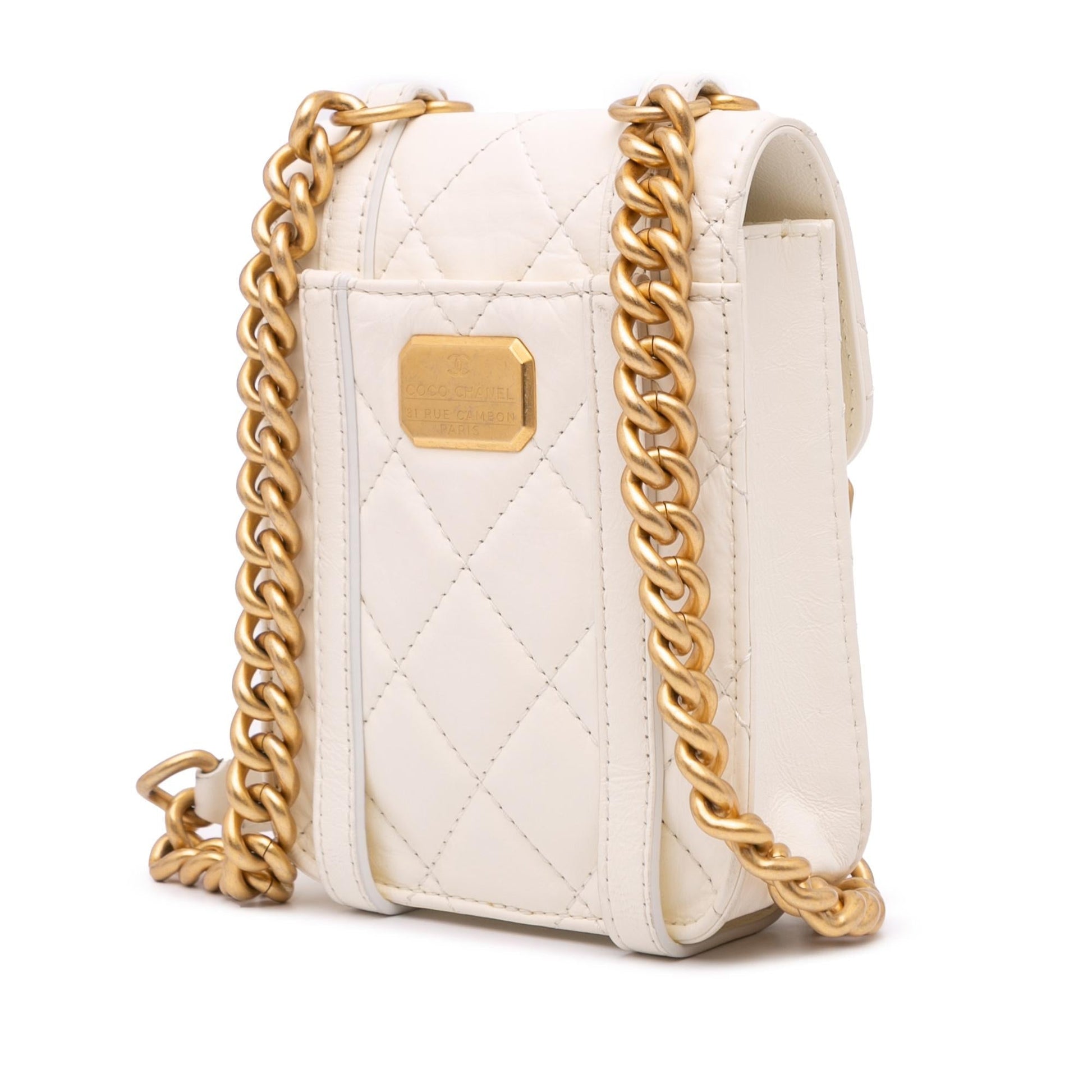 Chanel Aged Calfskin City School Flap Mini Bag