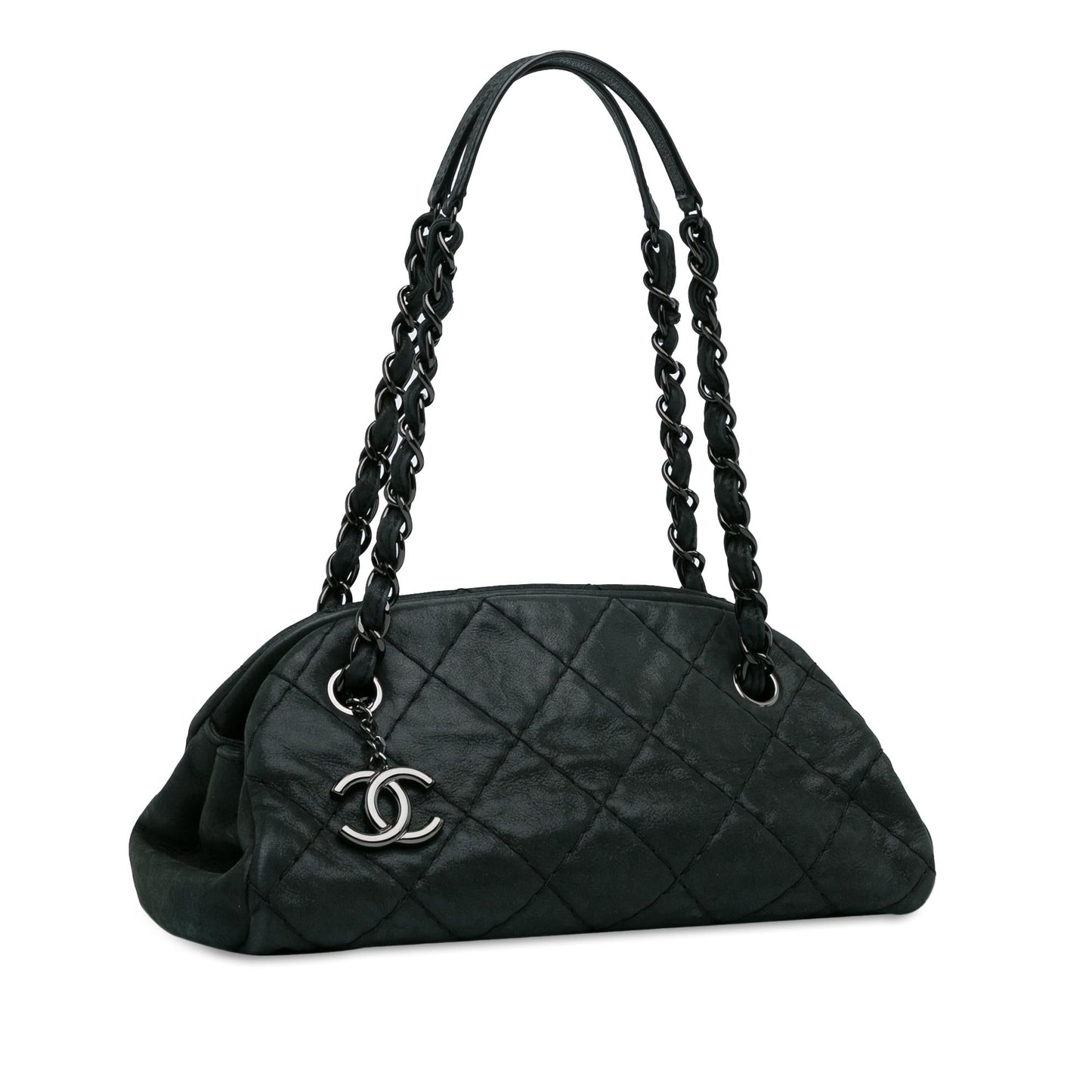 Chanel Calfskin Just Mademoiselle Bowling SHG-o7RT81 Mini Bag