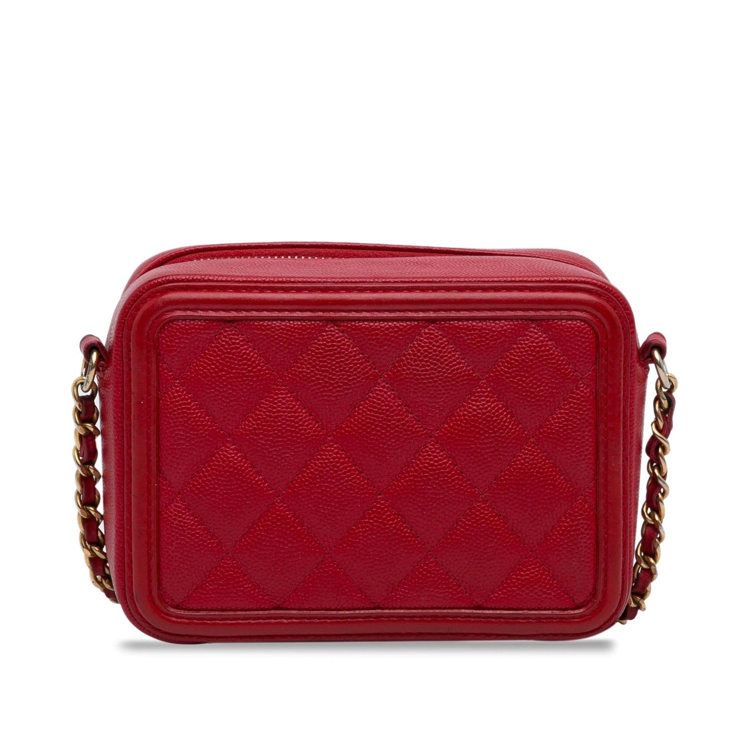 Chanel Caviar CC Filigree Vanity Mini Bag