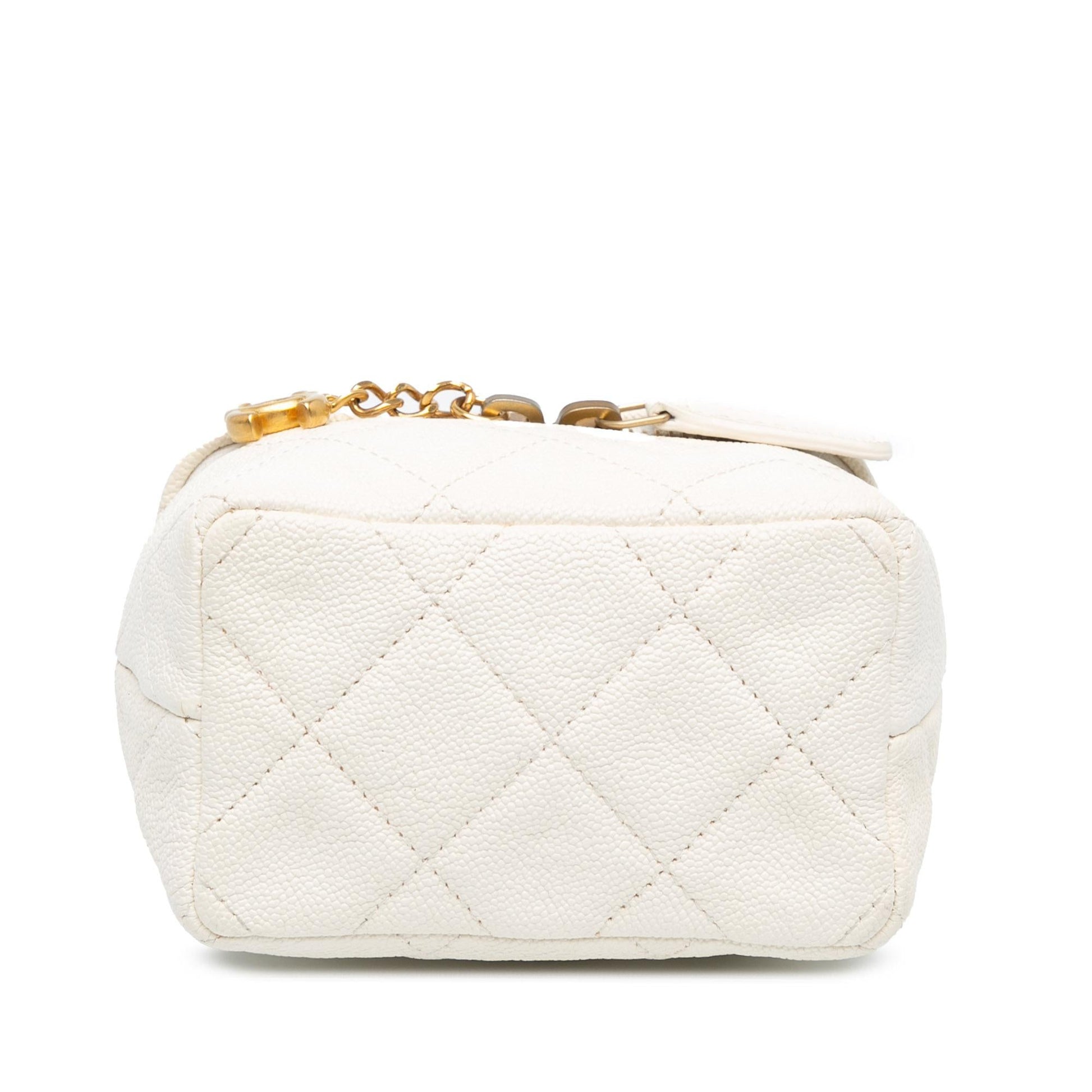 Chanel Caviar Zip Around Vanity SHG-n4JYhS Mini Bag