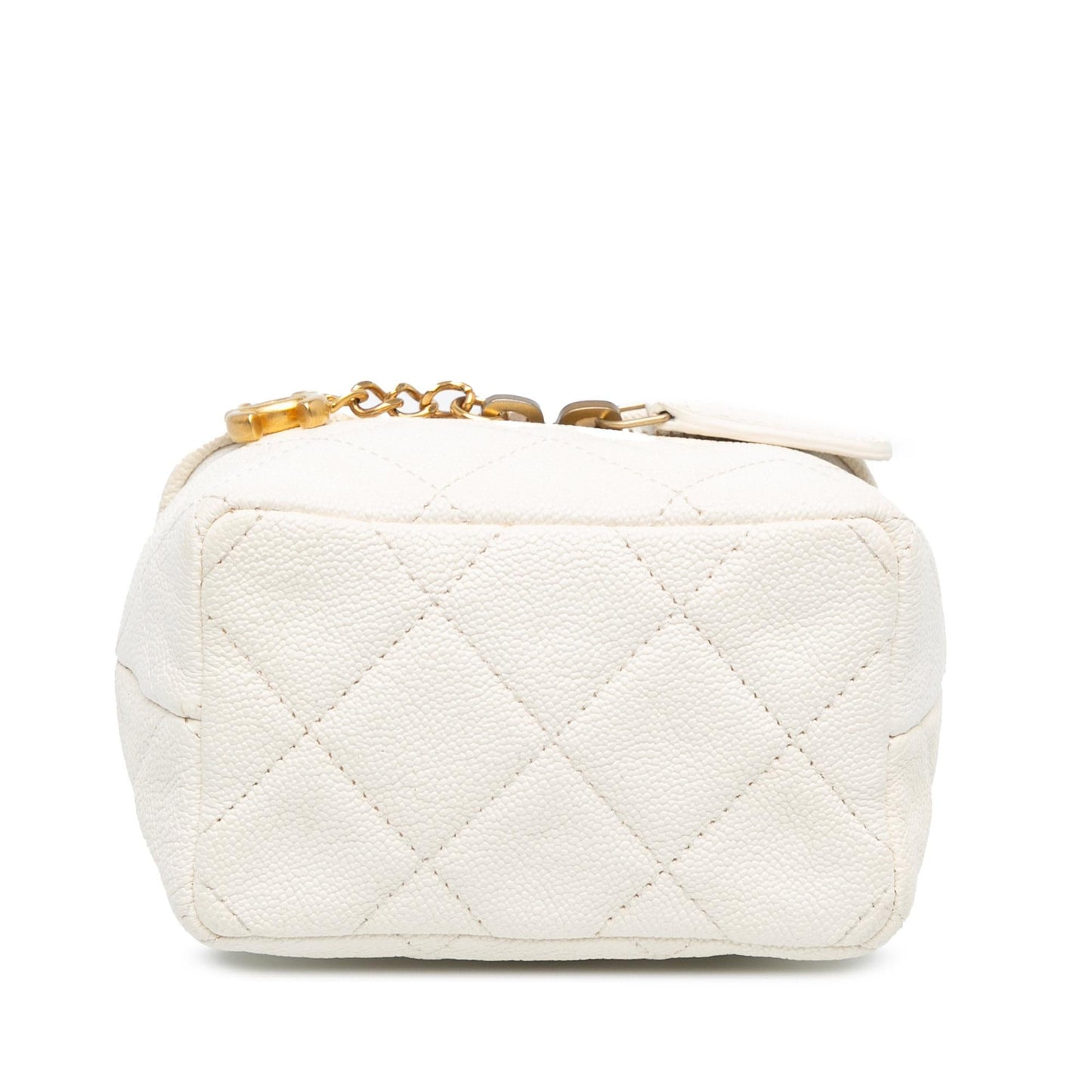 Chanel Caviar Zip Around Vanity SHG-D8x2OZ Mini Bag