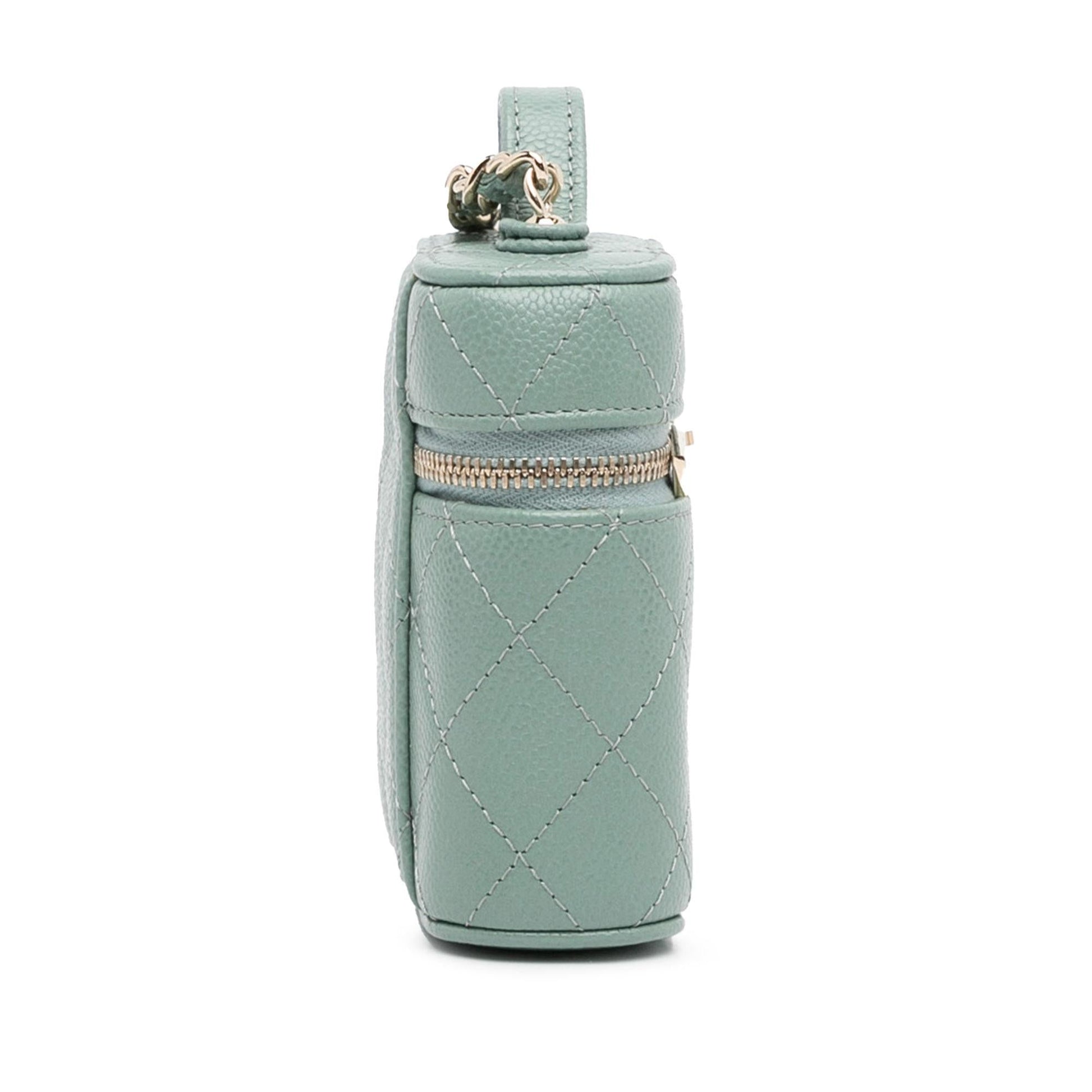 Chanel Caviar Handle Care Vanity Mini Bag Case 1