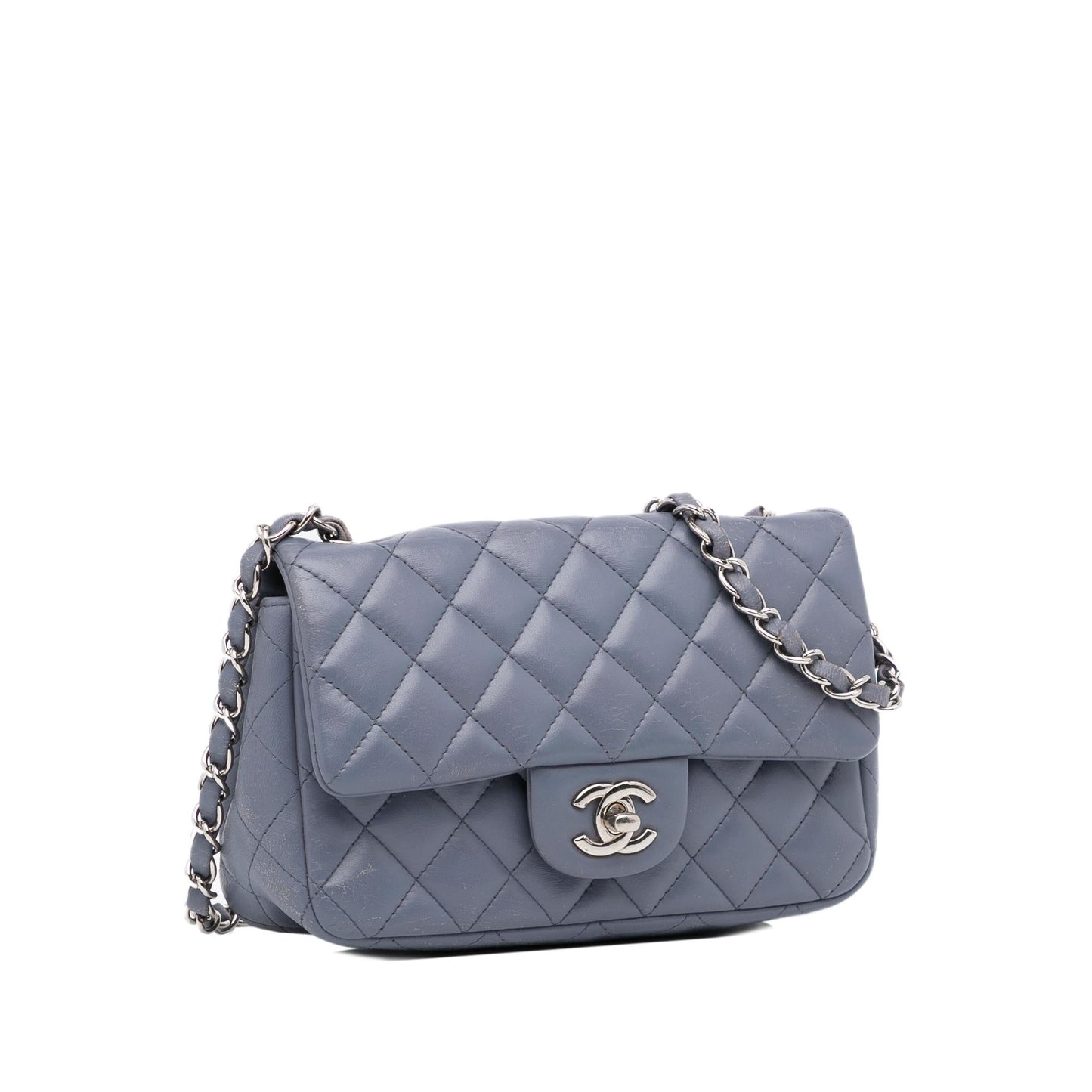Chanel Classic Lambskin Rectangular Single Flap SHG-AtVZUj Mini Bag