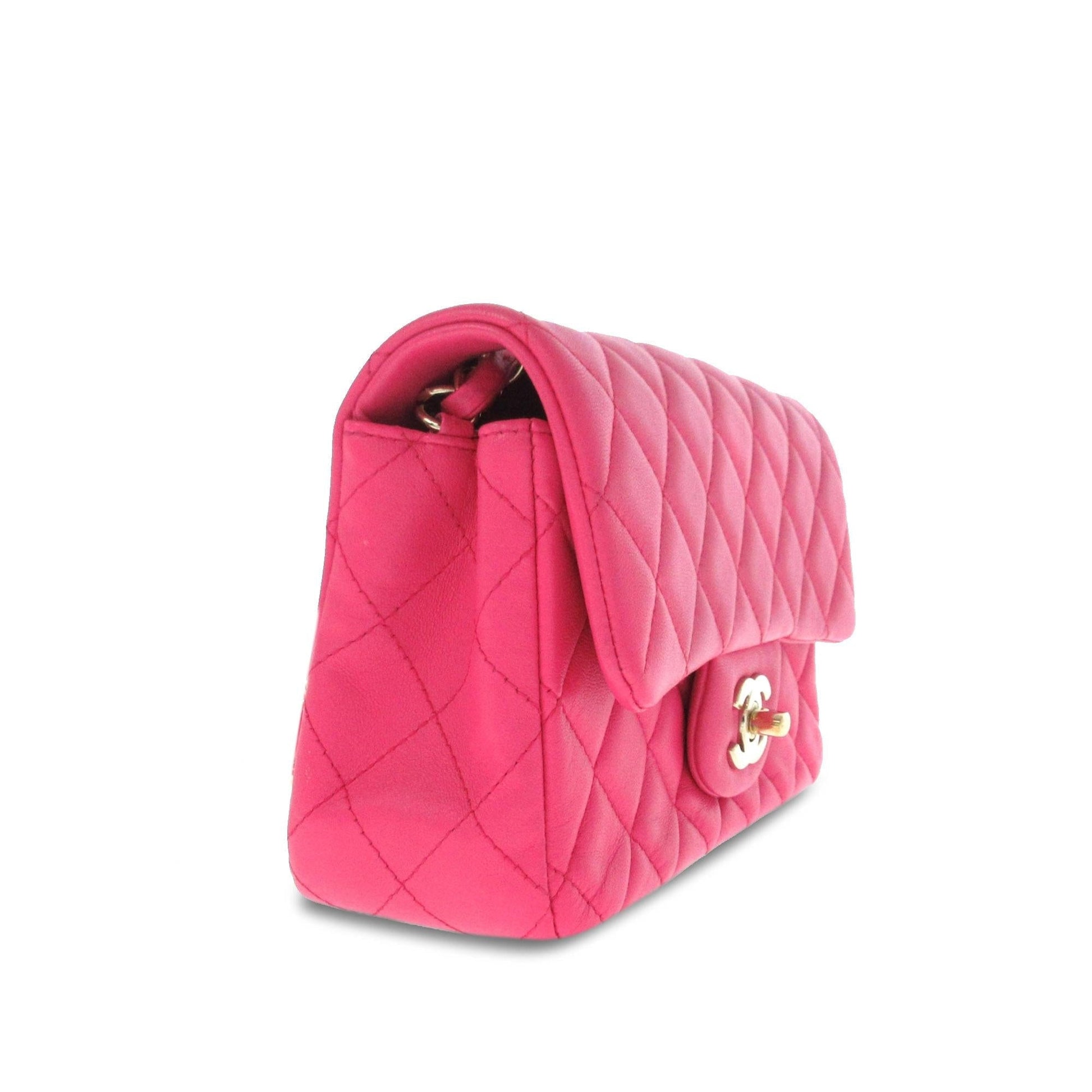Chanel Classic Lambskin Rectangular Single Flap SHG-xTQk8y Mini Bag