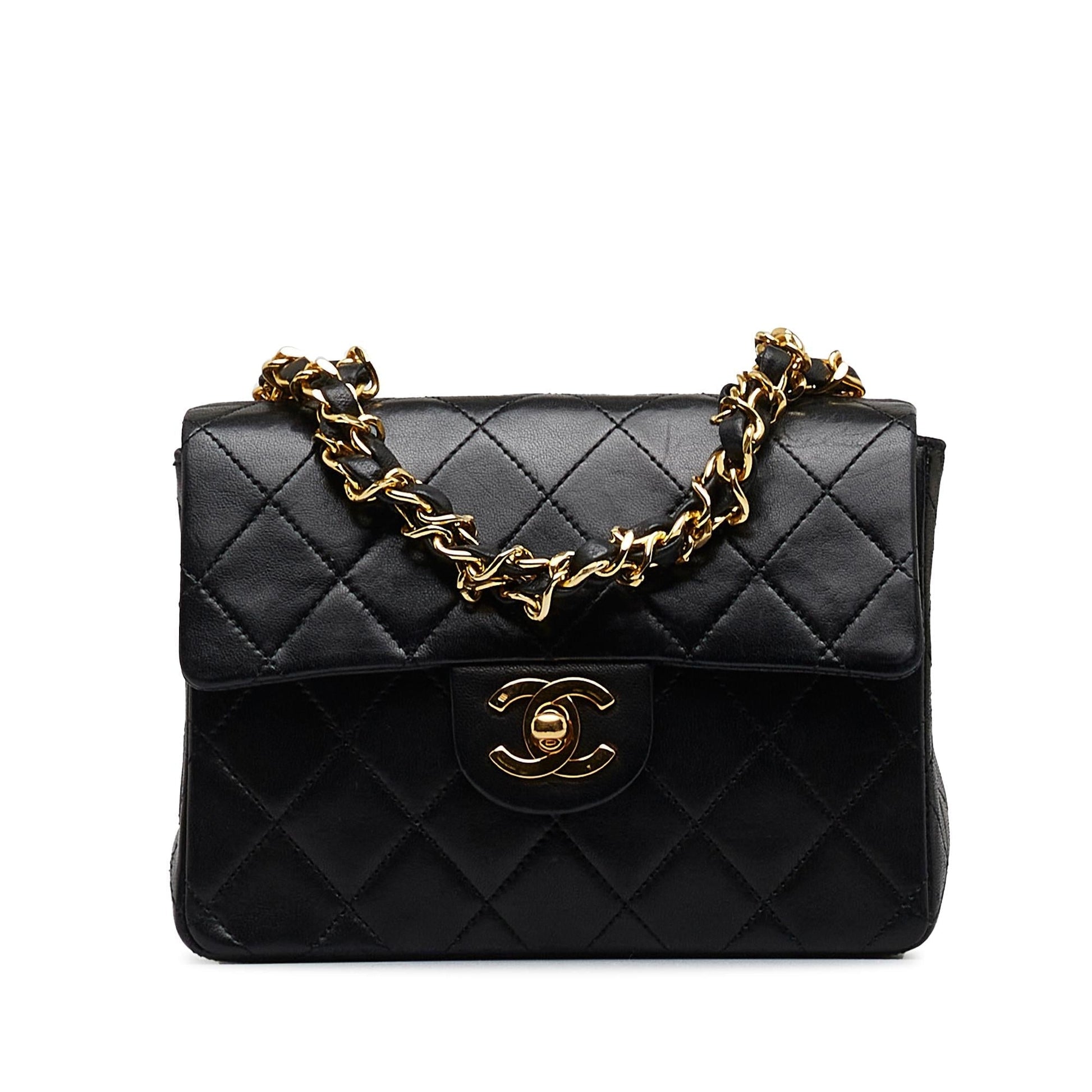 Chanel Classic Lambskin Square Flap SHG-lnKMMQ Mini Bag