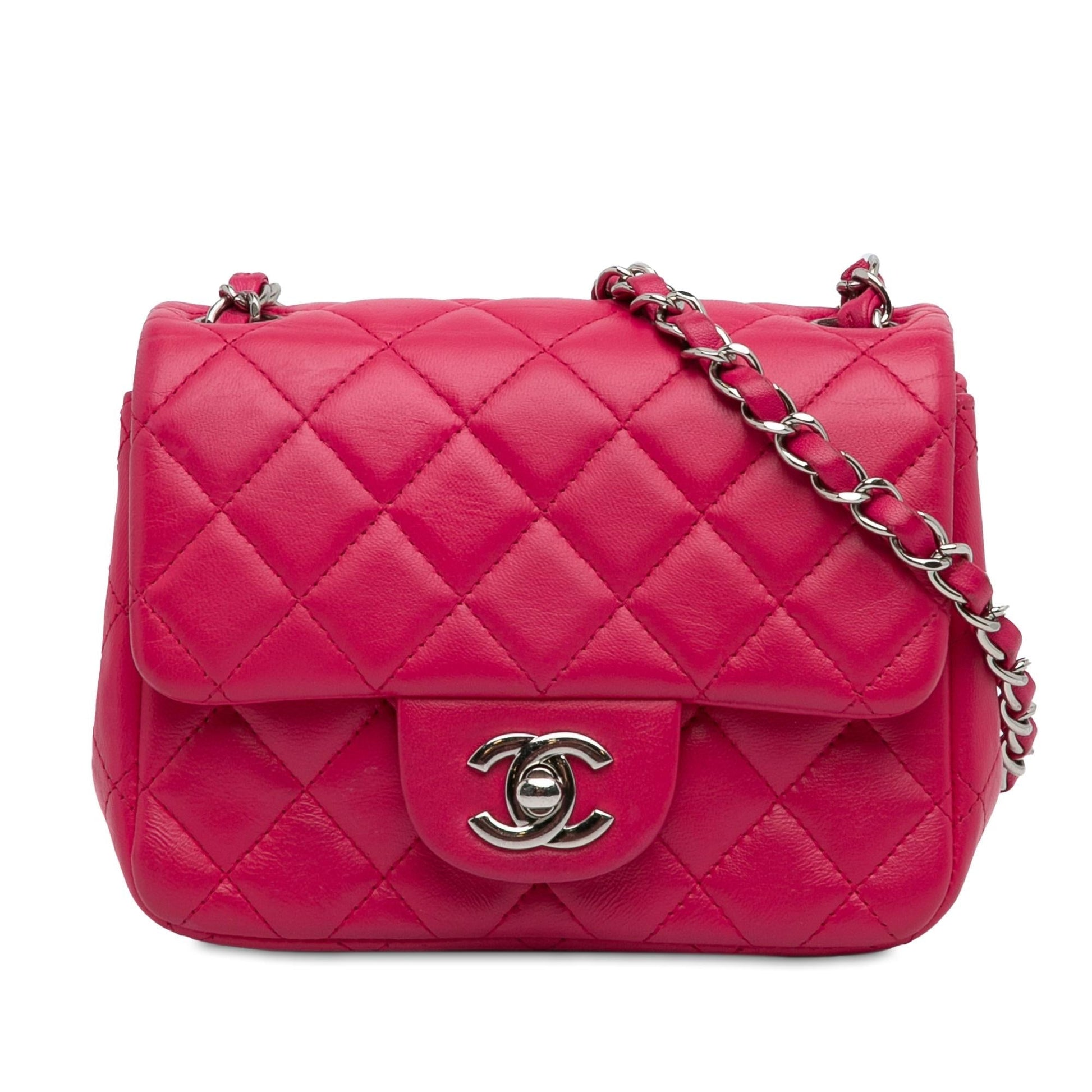 Chanel Classic Lambskin Square Single Flap SHG-w1g0FJ Mini Bag