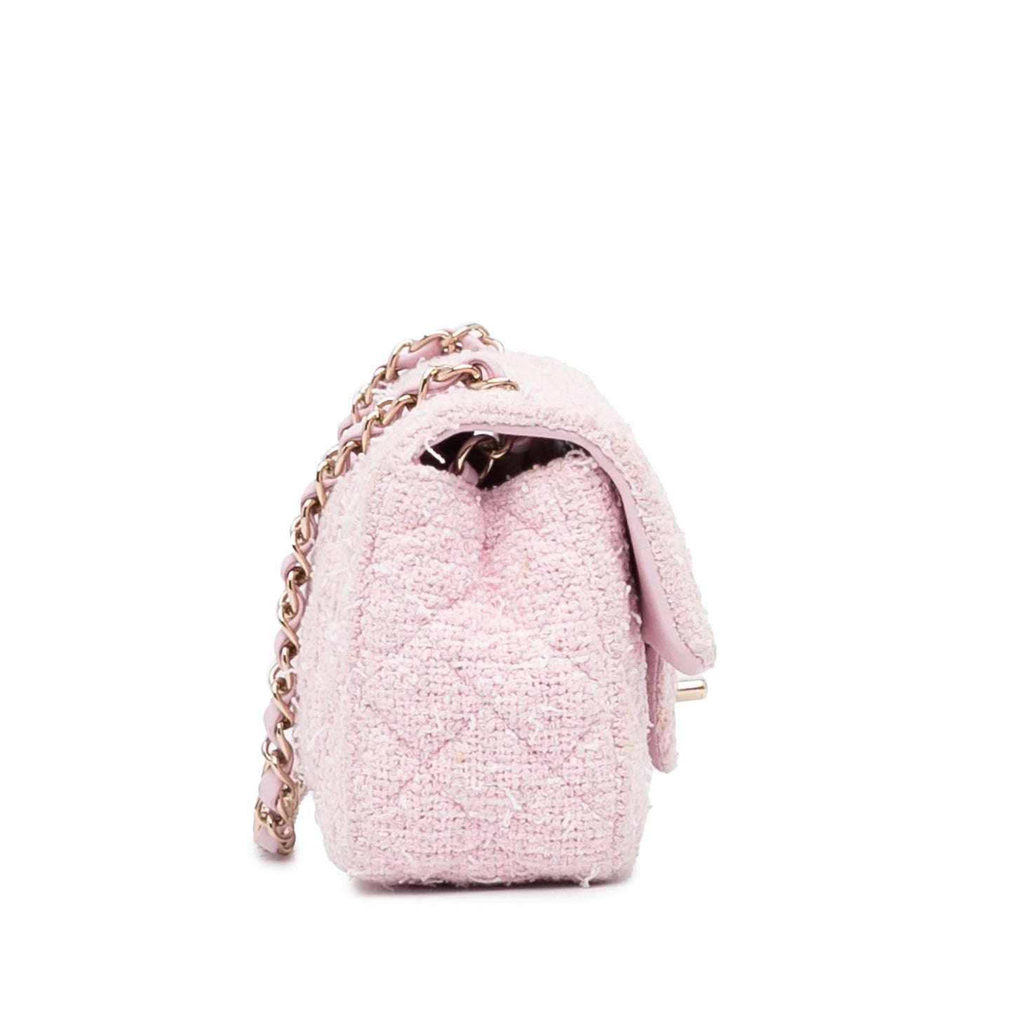 Chanel Classic Rectangular Tweed Flap SHG-lbDBOI Mini Bag