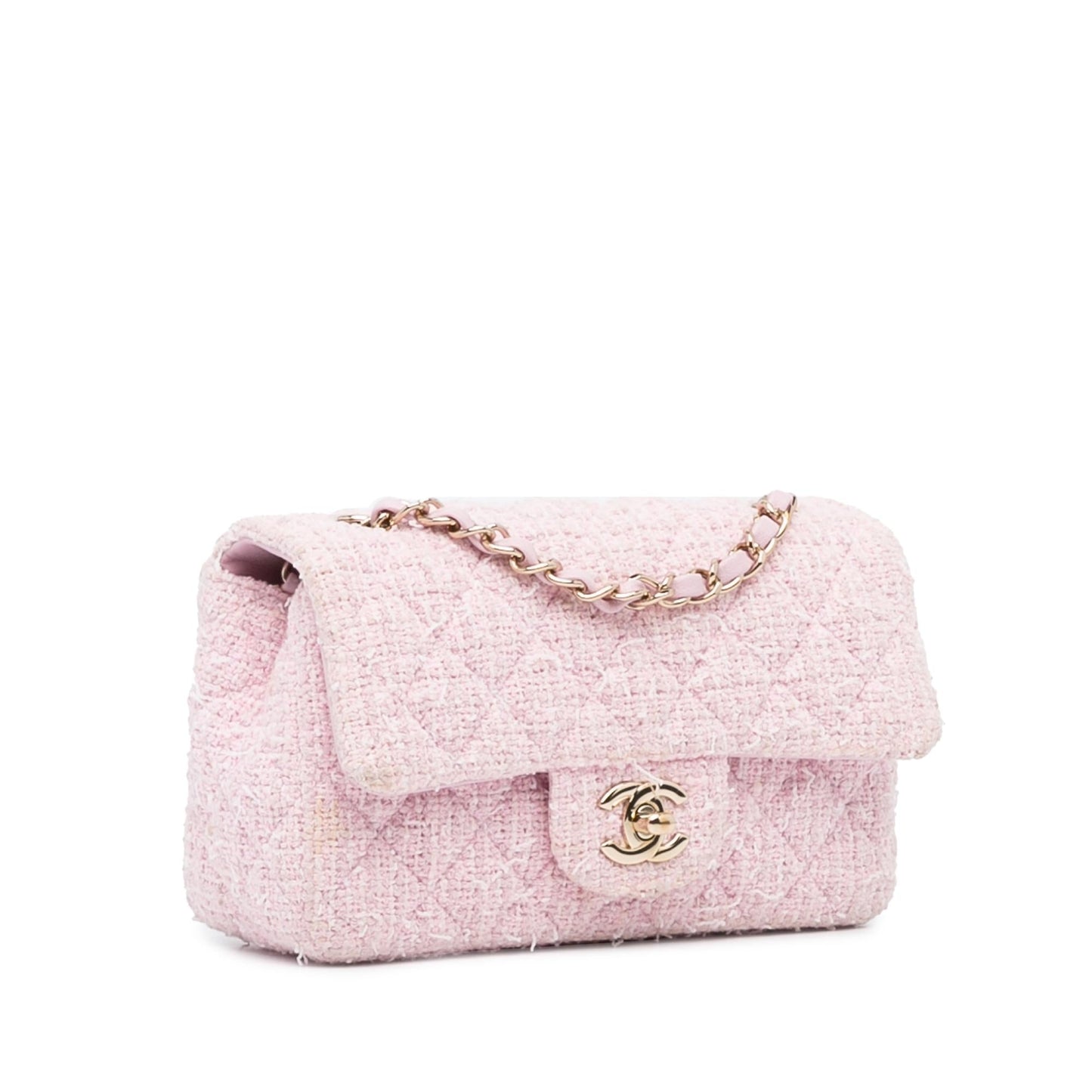 Chanel Classic Rectangular Tweed Flap SHG-lbDBOI Mini Bag