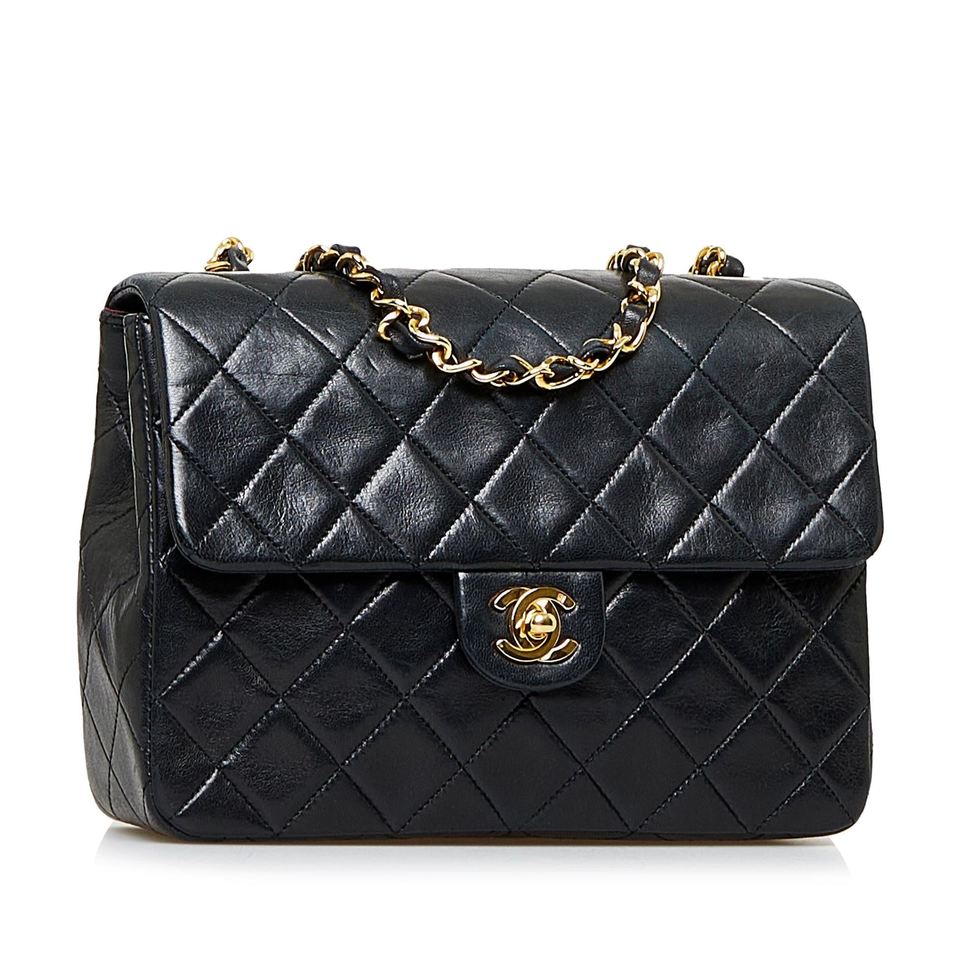 Chanel Classic Square Lambskin Single Flap SHG-3rD17V Shoulder Bag