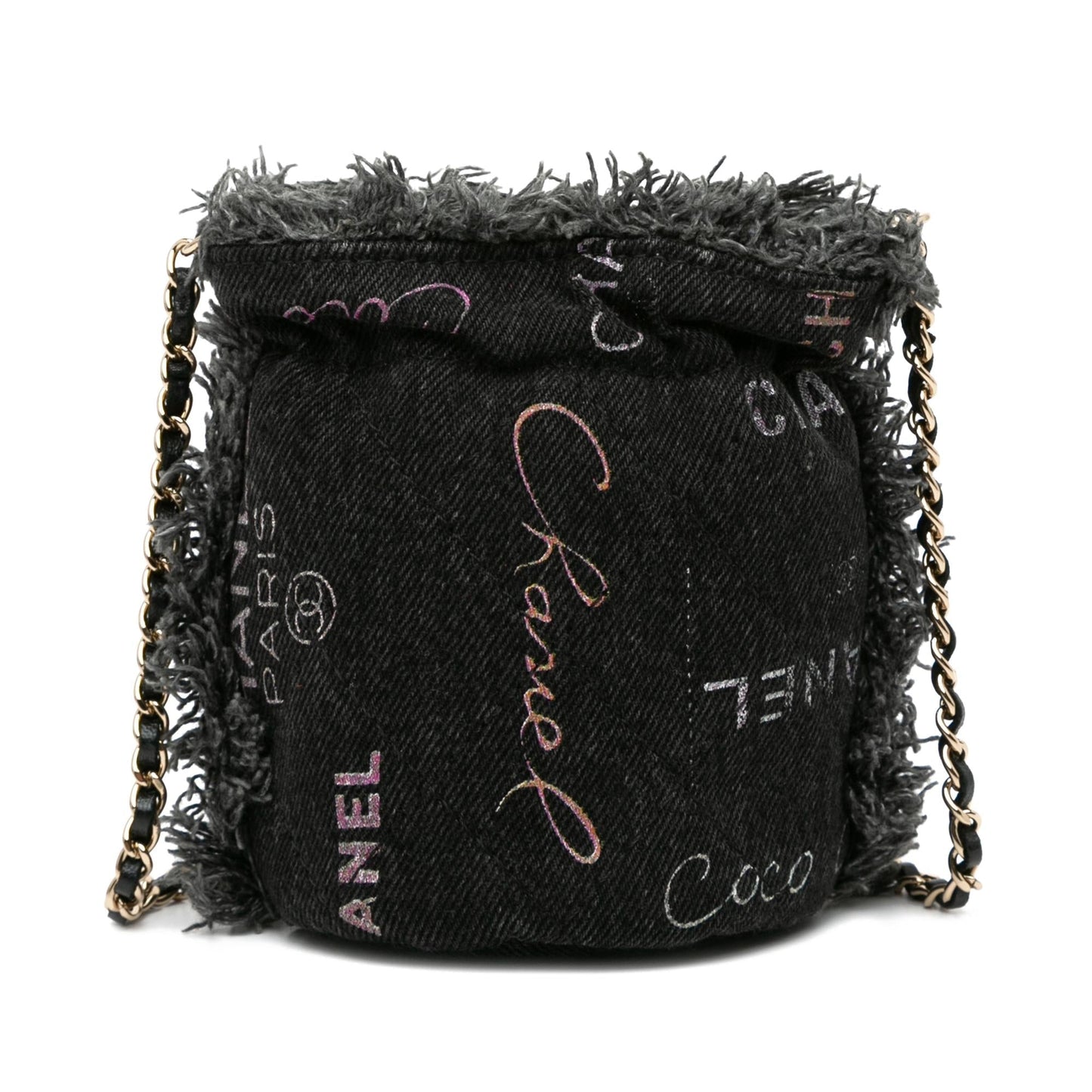 Chanel Denim Mood Bucket Bag Chain 1