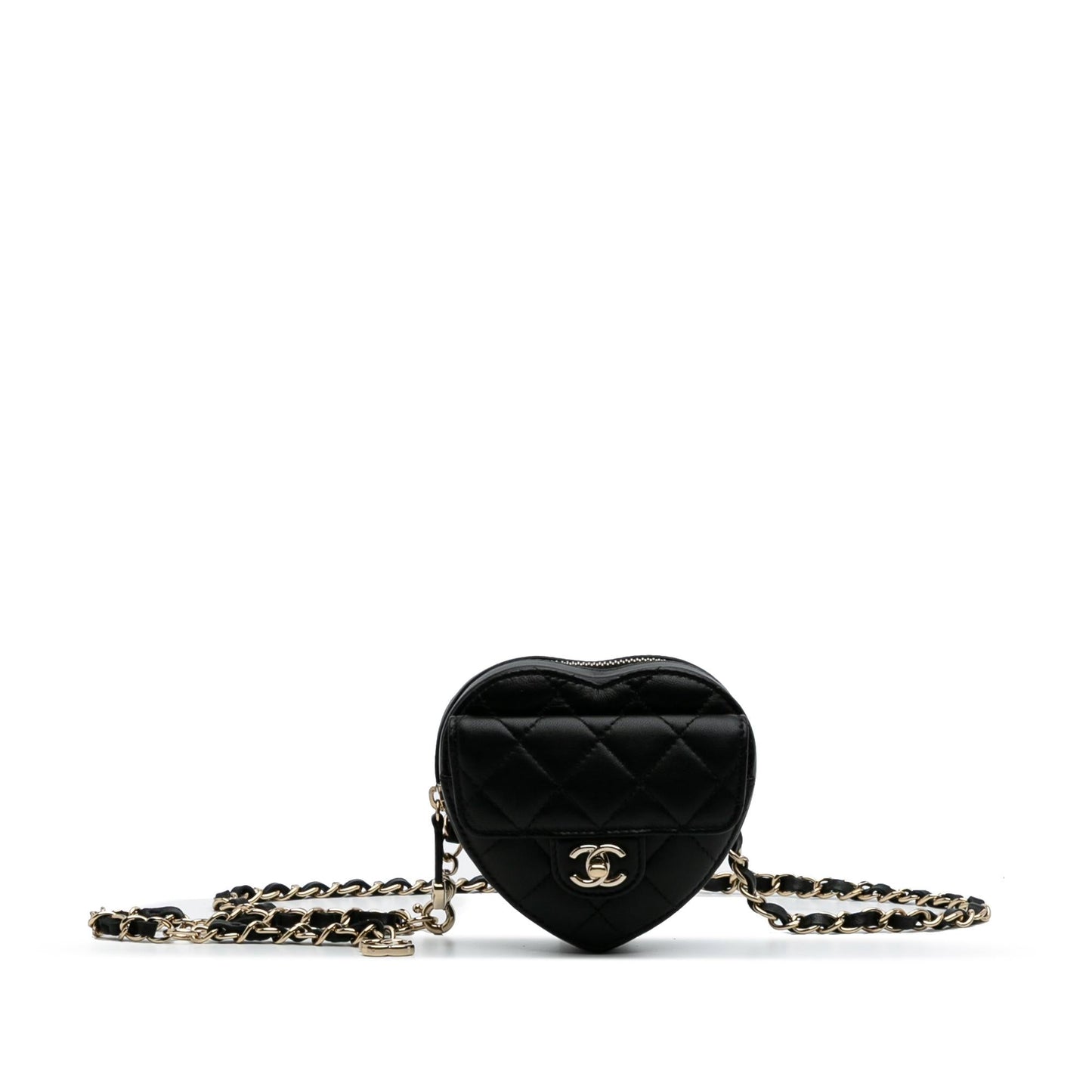 Chanel Lambskin CC Love Heart Belt Bag 3