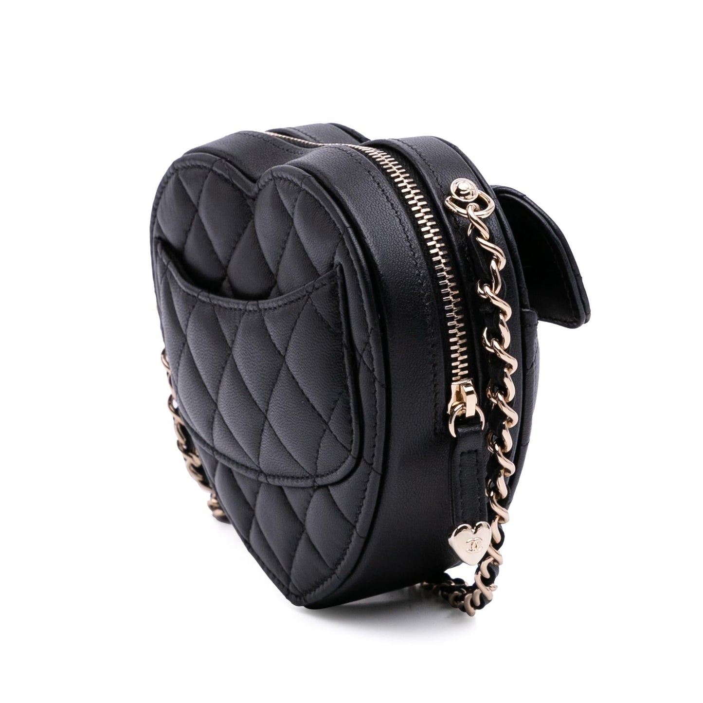 Chanel Lambskin CC Love Heart Crossbody Bag Crossbody 3