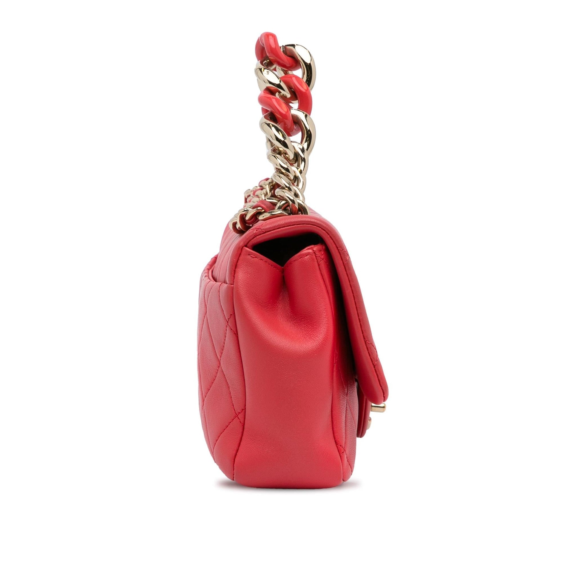 Chanel Lambskin Elegant Single Flap SHG-RMZYZO Mini Bag