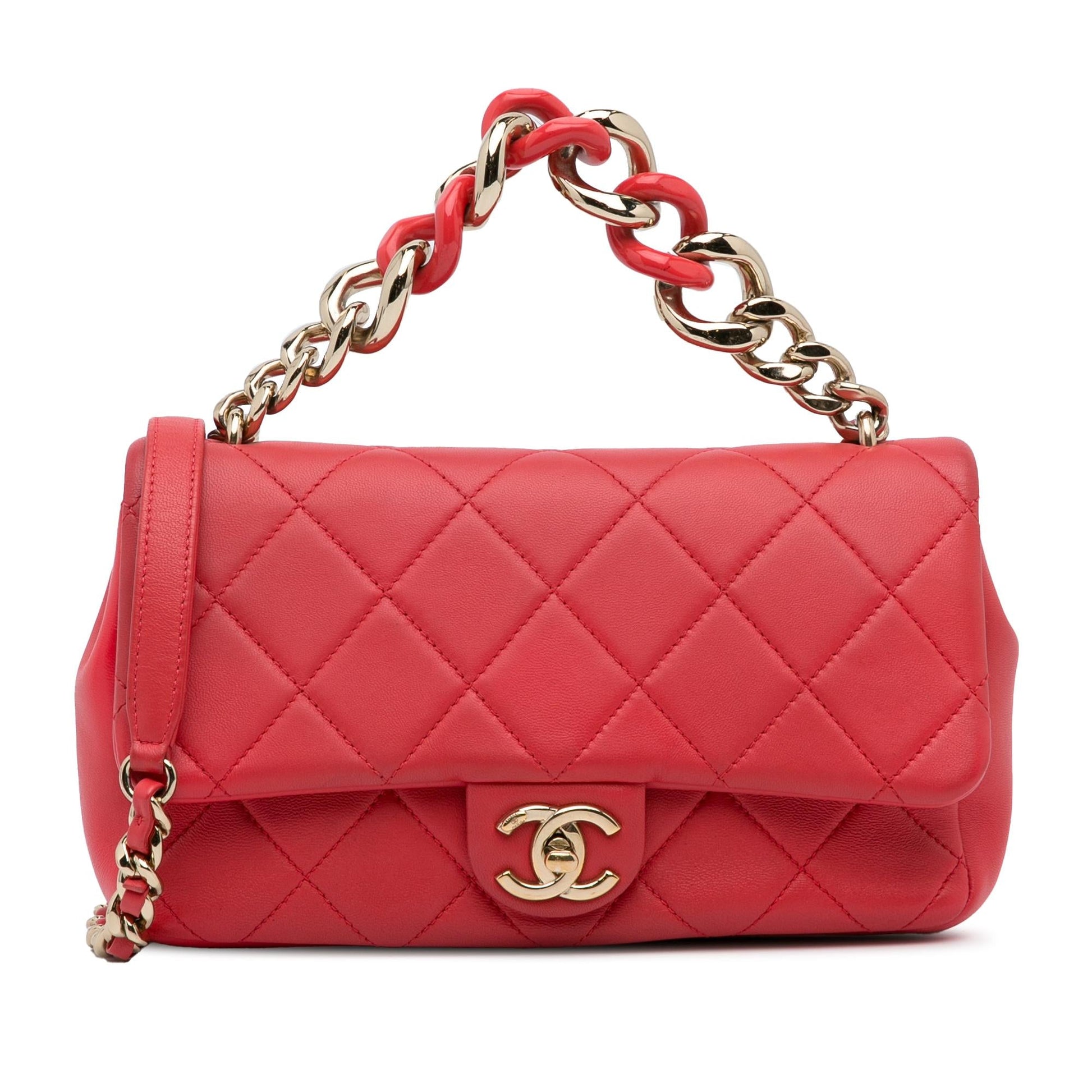 Chanel Lambskin Elegant Single Flap SHG-RMZYZO Mini Bag