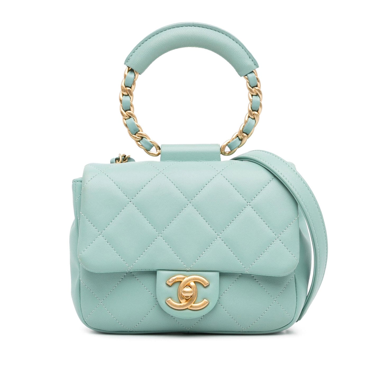 Chanel Lambskin Loop Flap SHG-Fe4t9D Mini Bag