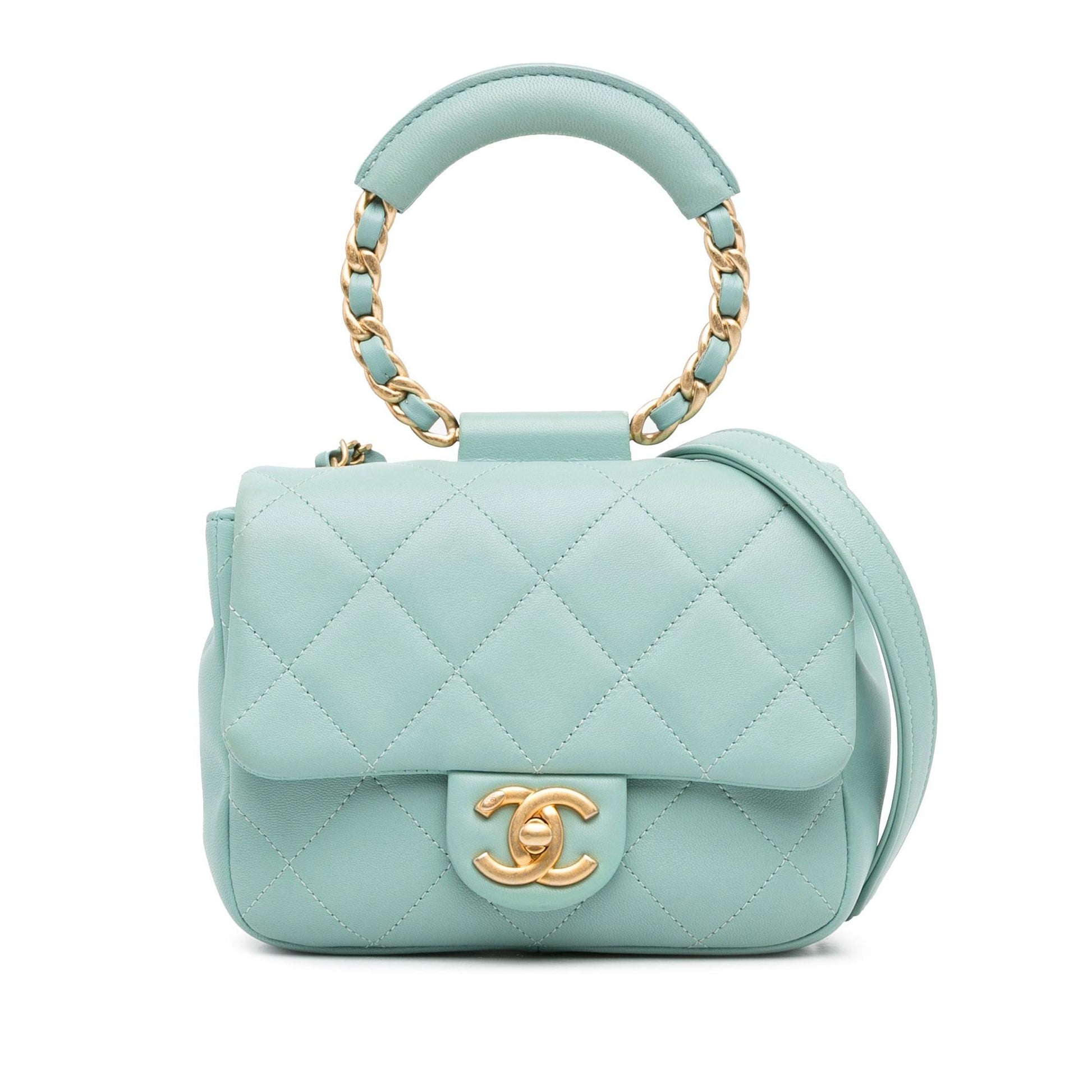 Chanel Lambskin Loop Flap SHG-Fe4t9D Mini Bag