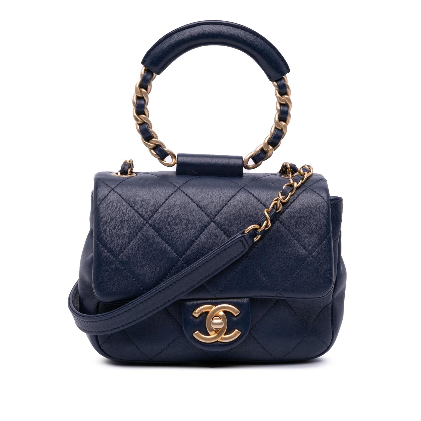 Chanel Lambskin Loop Flap Mini Bag Flap 1