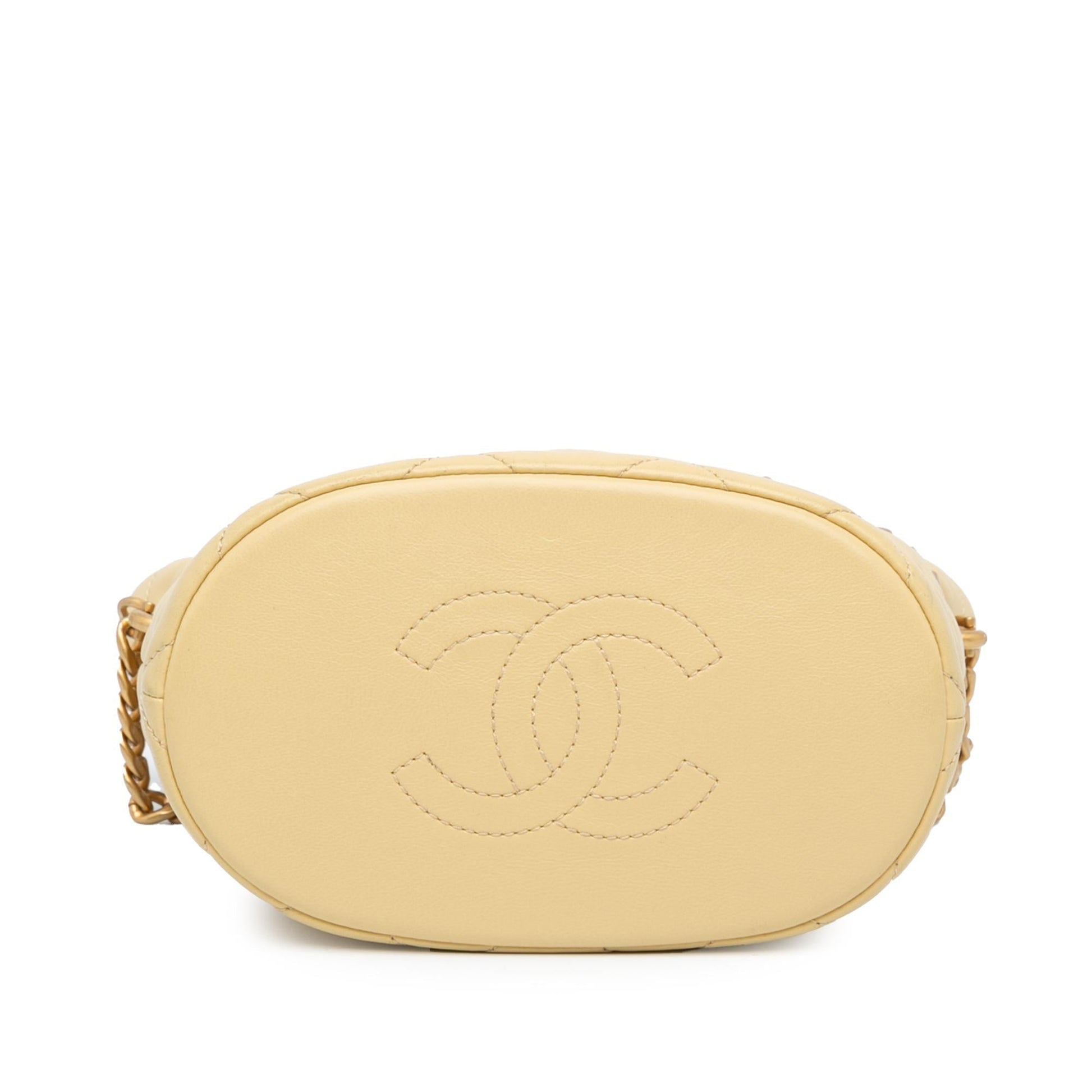 Chanel Lambskin Pending CC Bucket Bag Bucket Bag