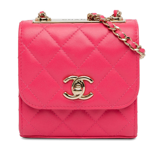 Chanel Lambskin Trendy CC Clutch Bag