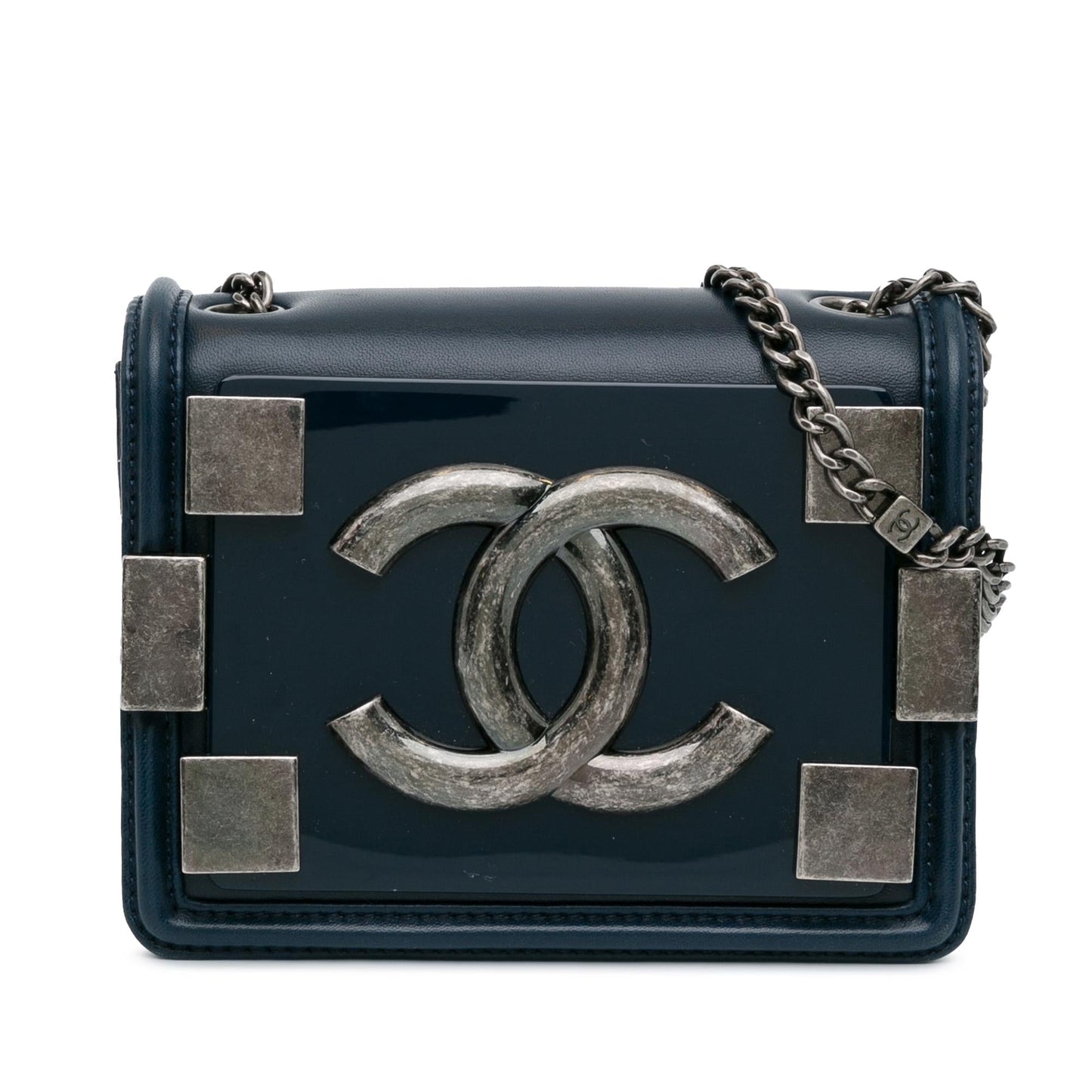 Chanel Plexiglass and Boy Brick Flap (SHG-I Hc5) Leather Denim Jewelry