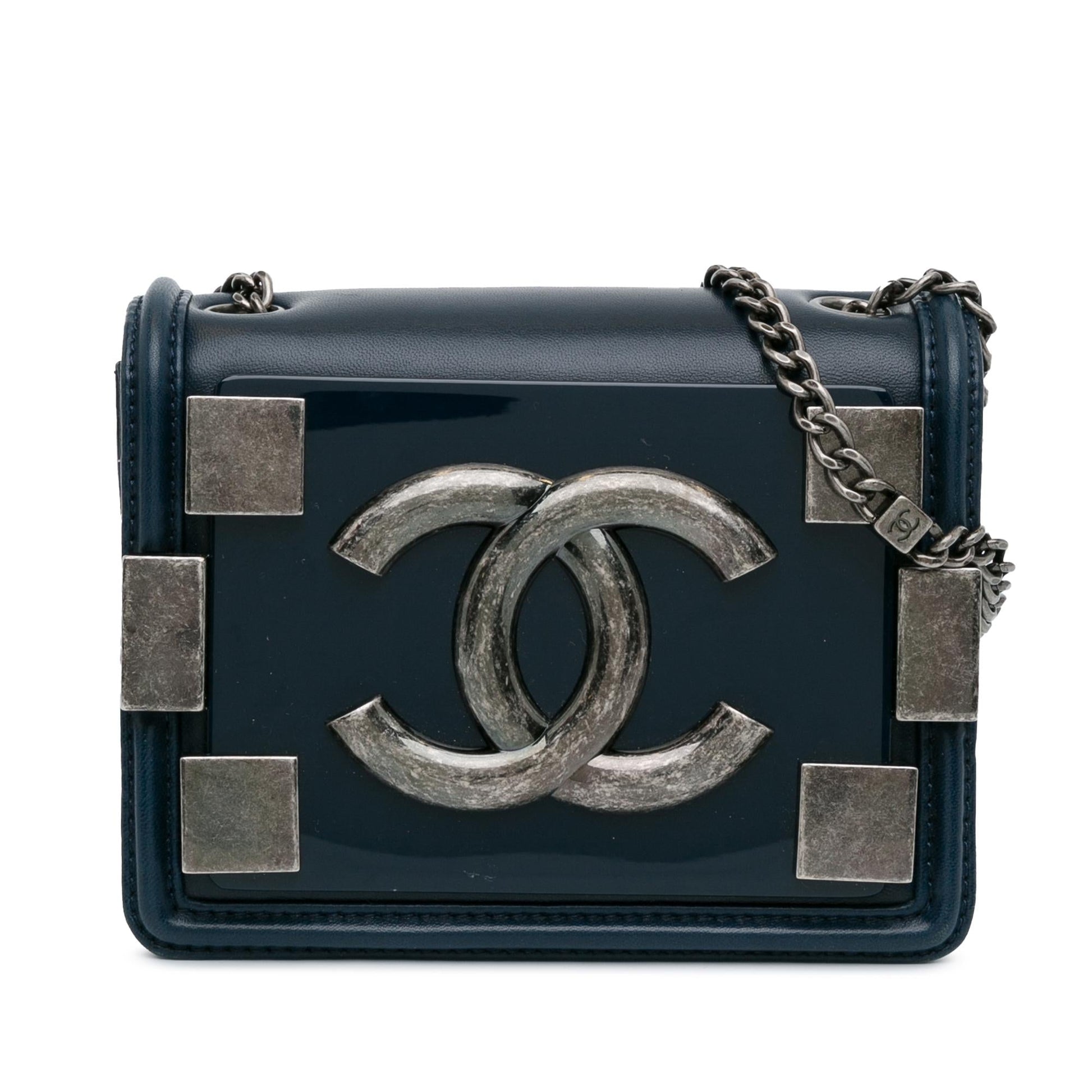 Chanel Plexiglass and Boy Brick Flap (SHG-I Hc5) Leather Denim Jewelry