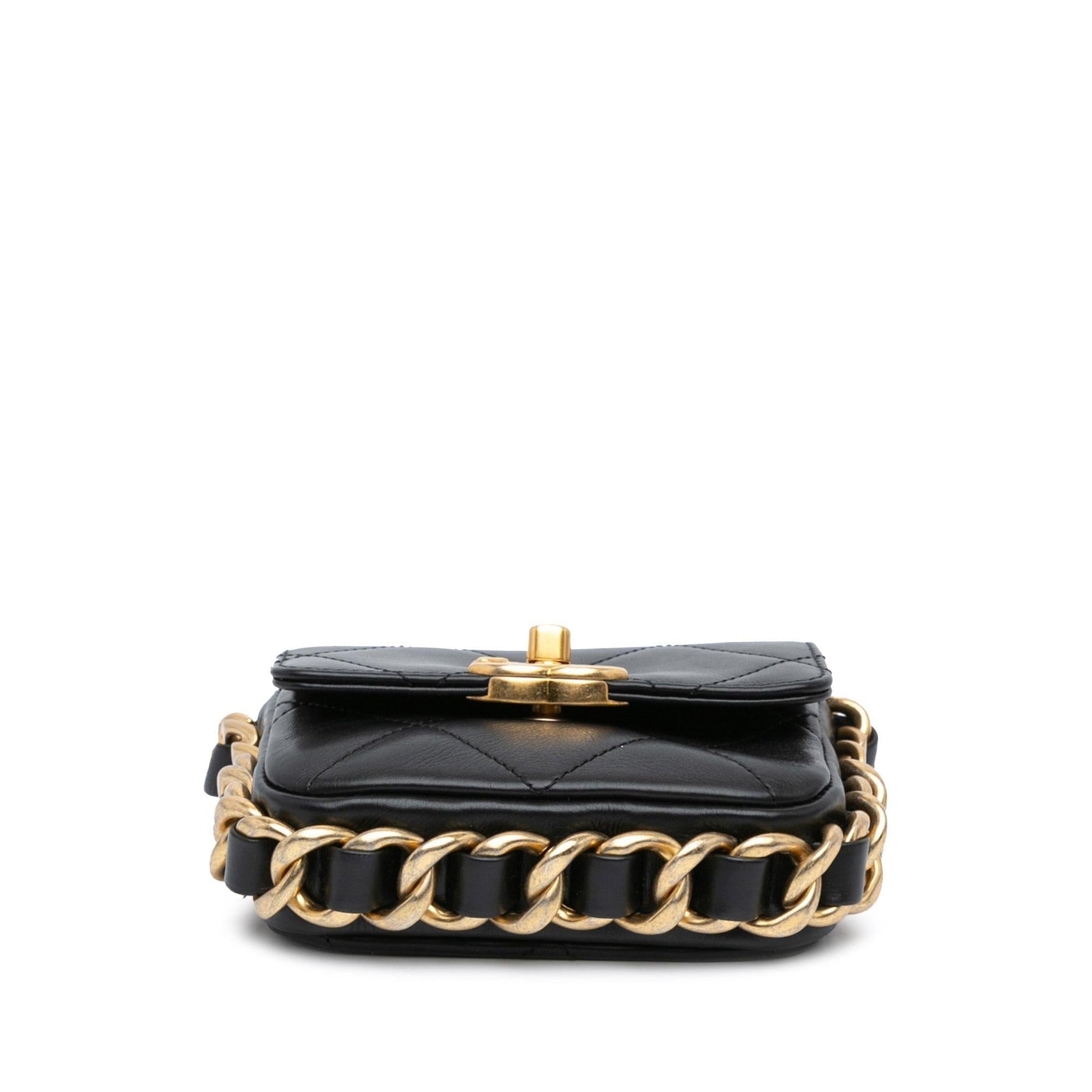 Chanel Quilted Calfskin Framing Flap Mini Bag Shg Igp1Oa