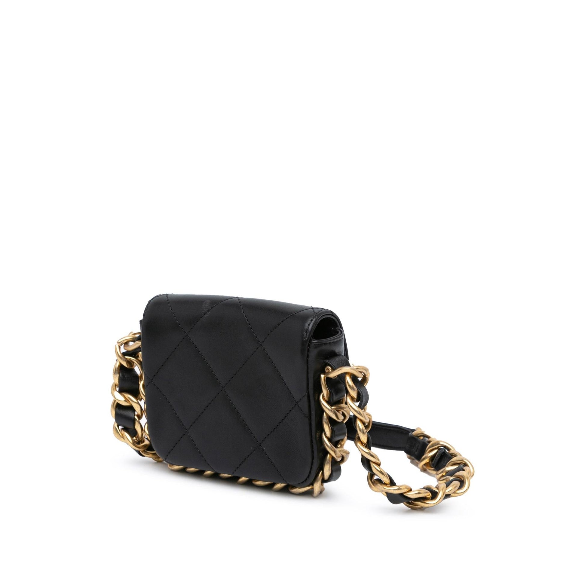 Chanel Quilted Calfskin Framing Flap Mini Bag Shg Igp1Oa