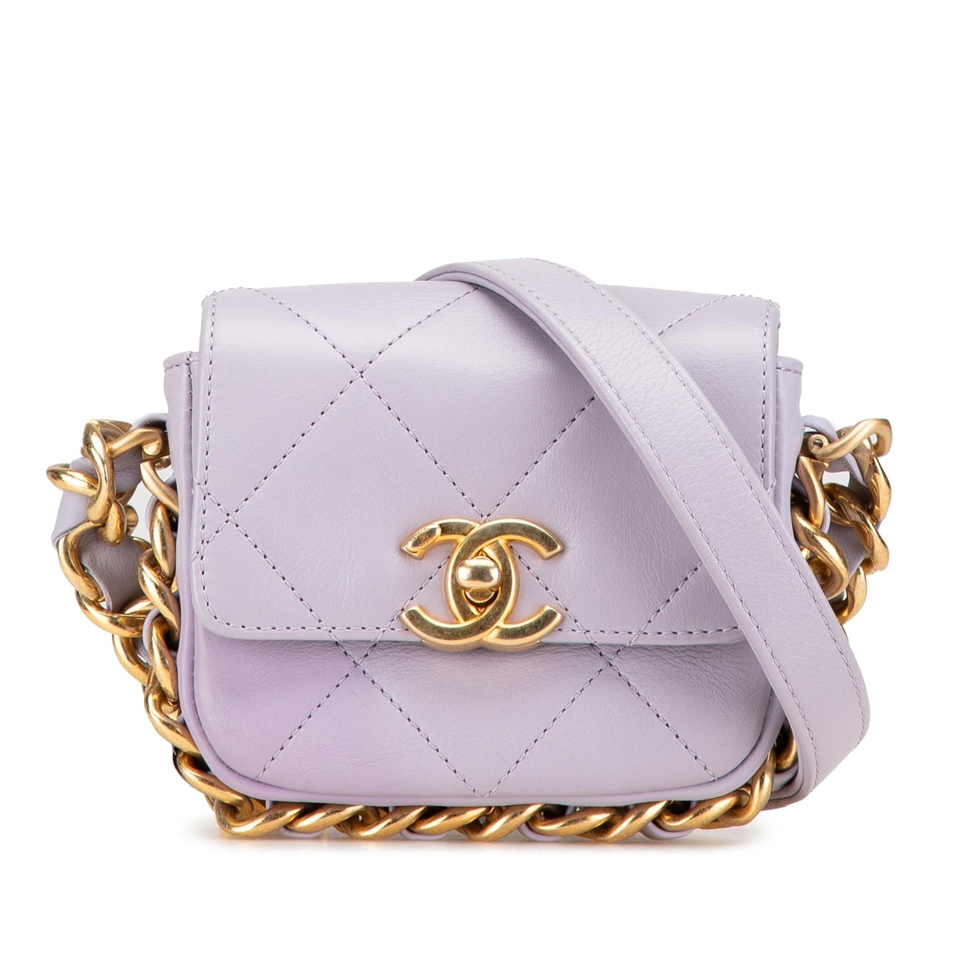 Chanel Quilted Calfskin Framing Flap Mini Bag