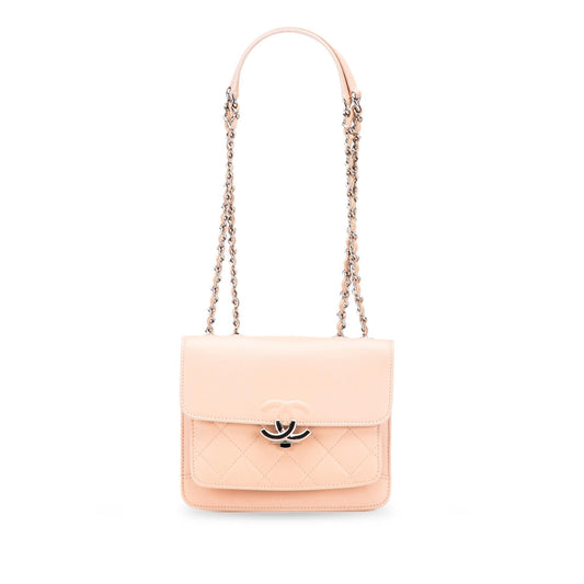 Chanel Quilted Caviar CC Box Flap Mini Bag