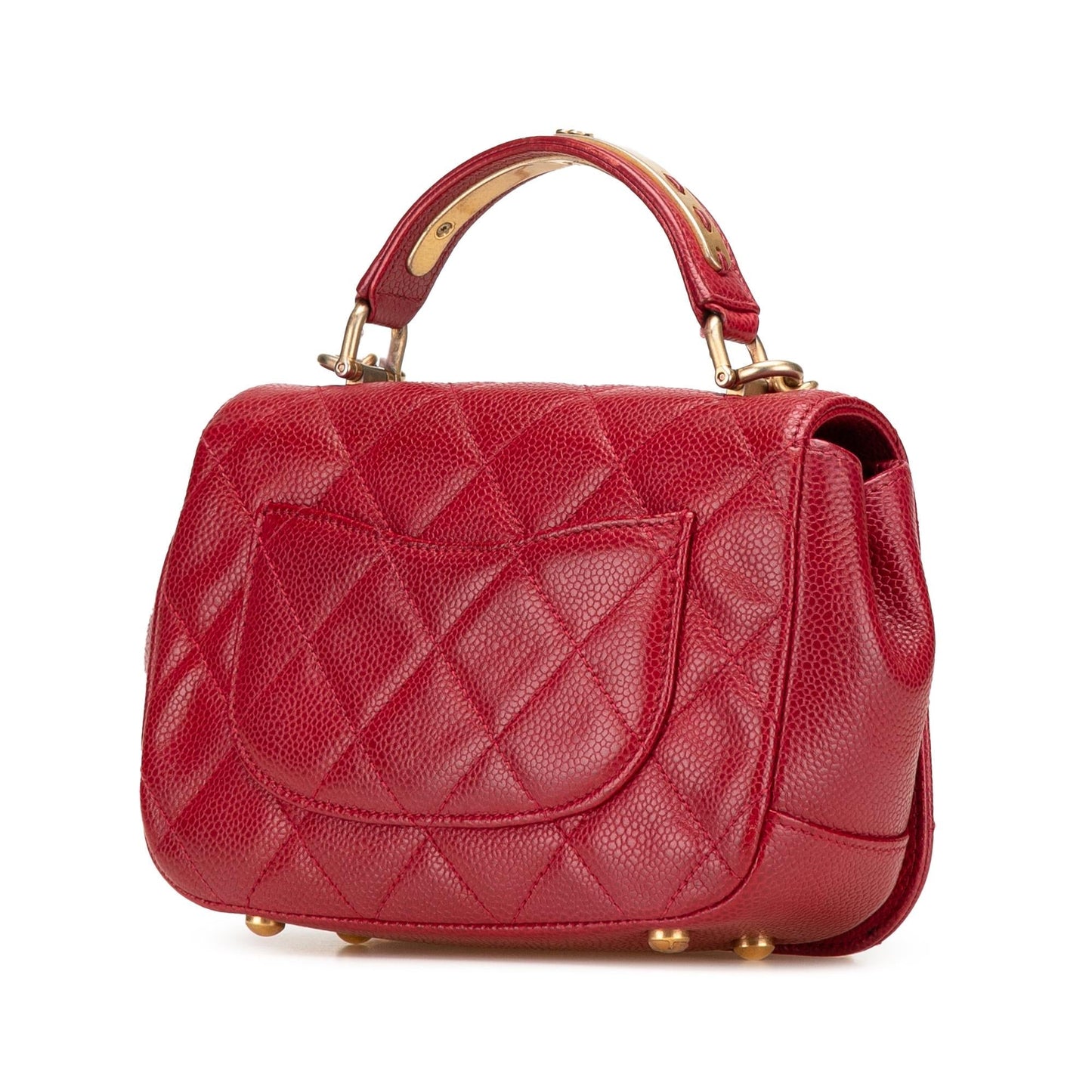 Chanel Quilted Caviar Carry Around Flap Mini Bag Flap 2