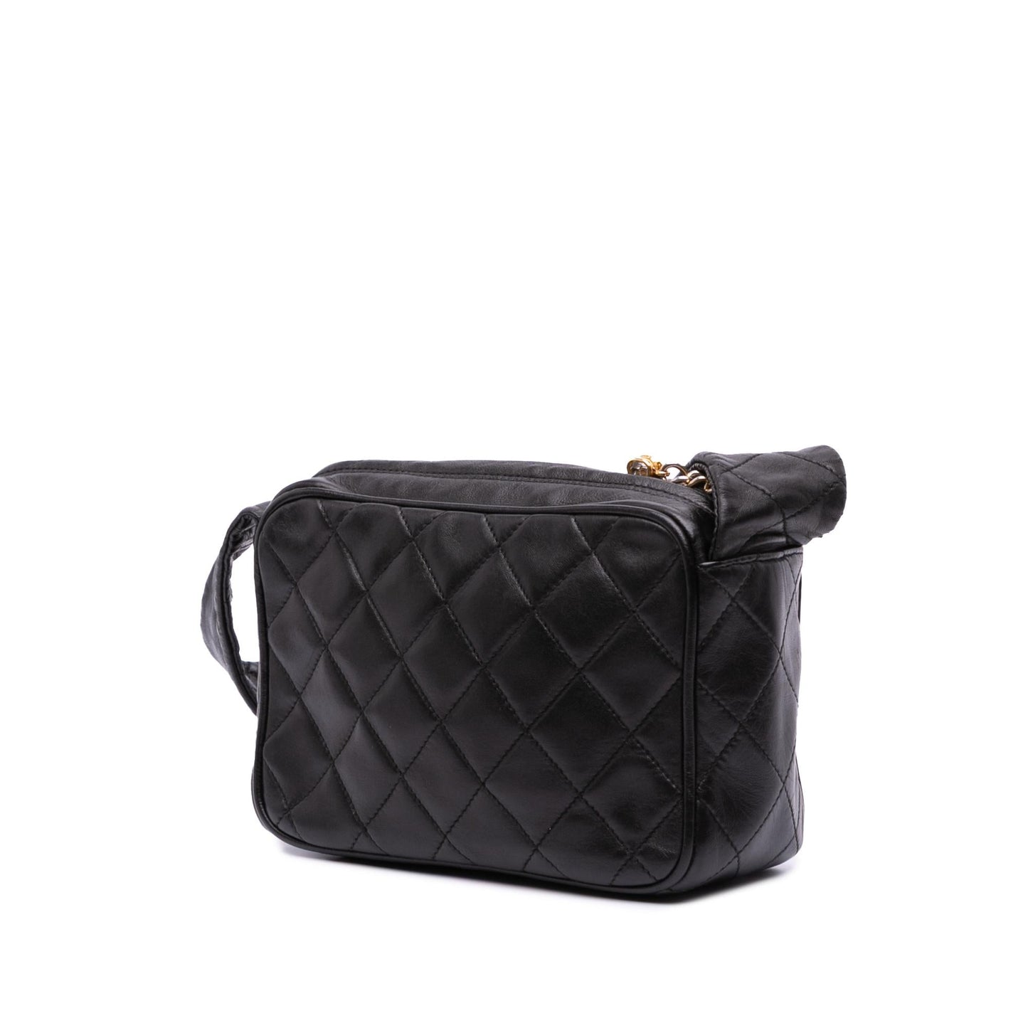 Chanel Quilted Lambskin Camera Crossbody Bag