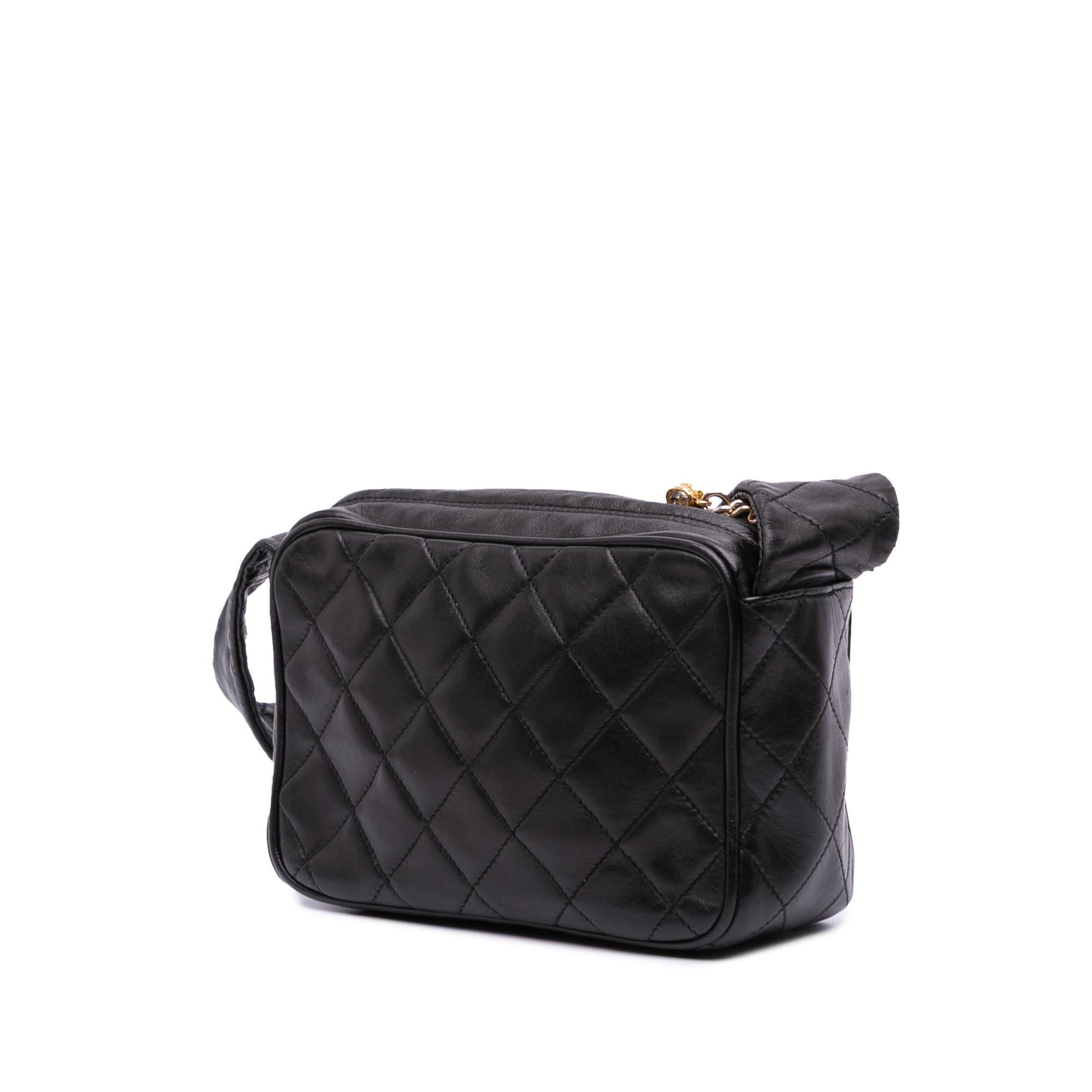 Chanel Quilted Lambskin Camera Crossbody Bag Crossbody 1