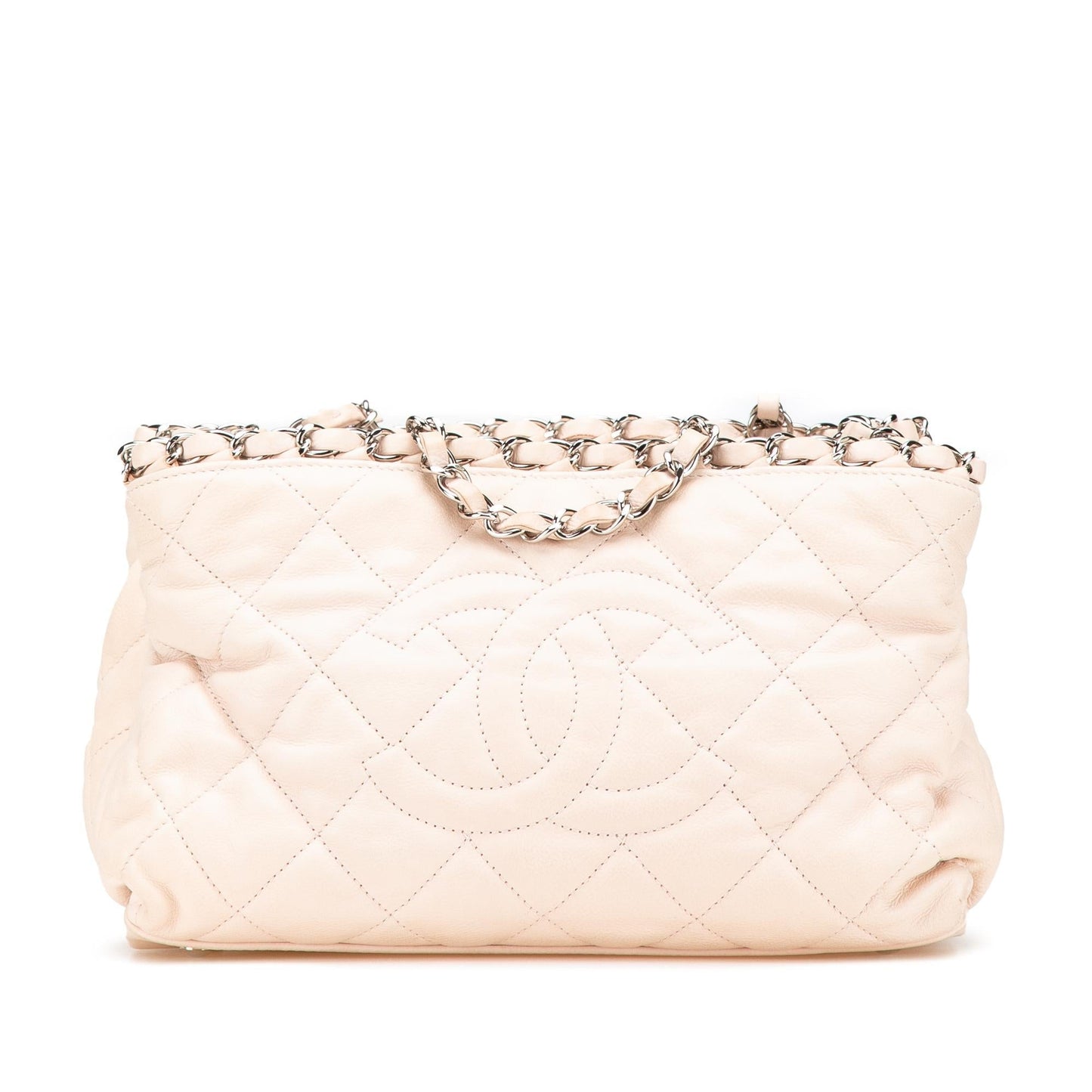 Chanel Quilted Lambskin Me Tote Bag