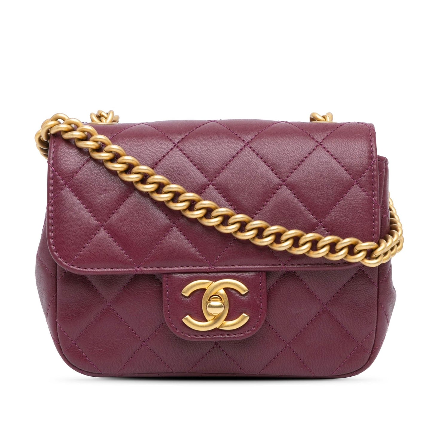 Chanel Quilted Lambskin Single Flap Mini Bag Single Flap