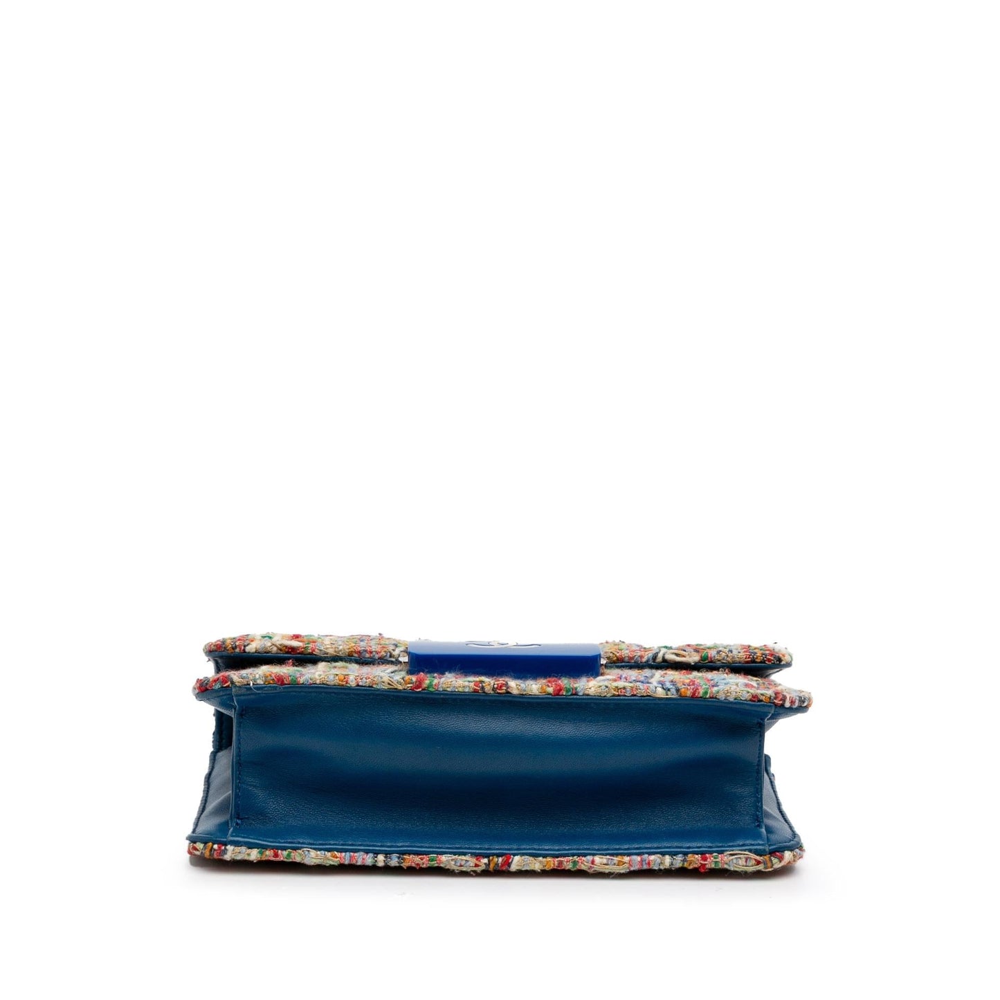 Chanel Quilted Tweed Beauty Flap Lock Mini Bag