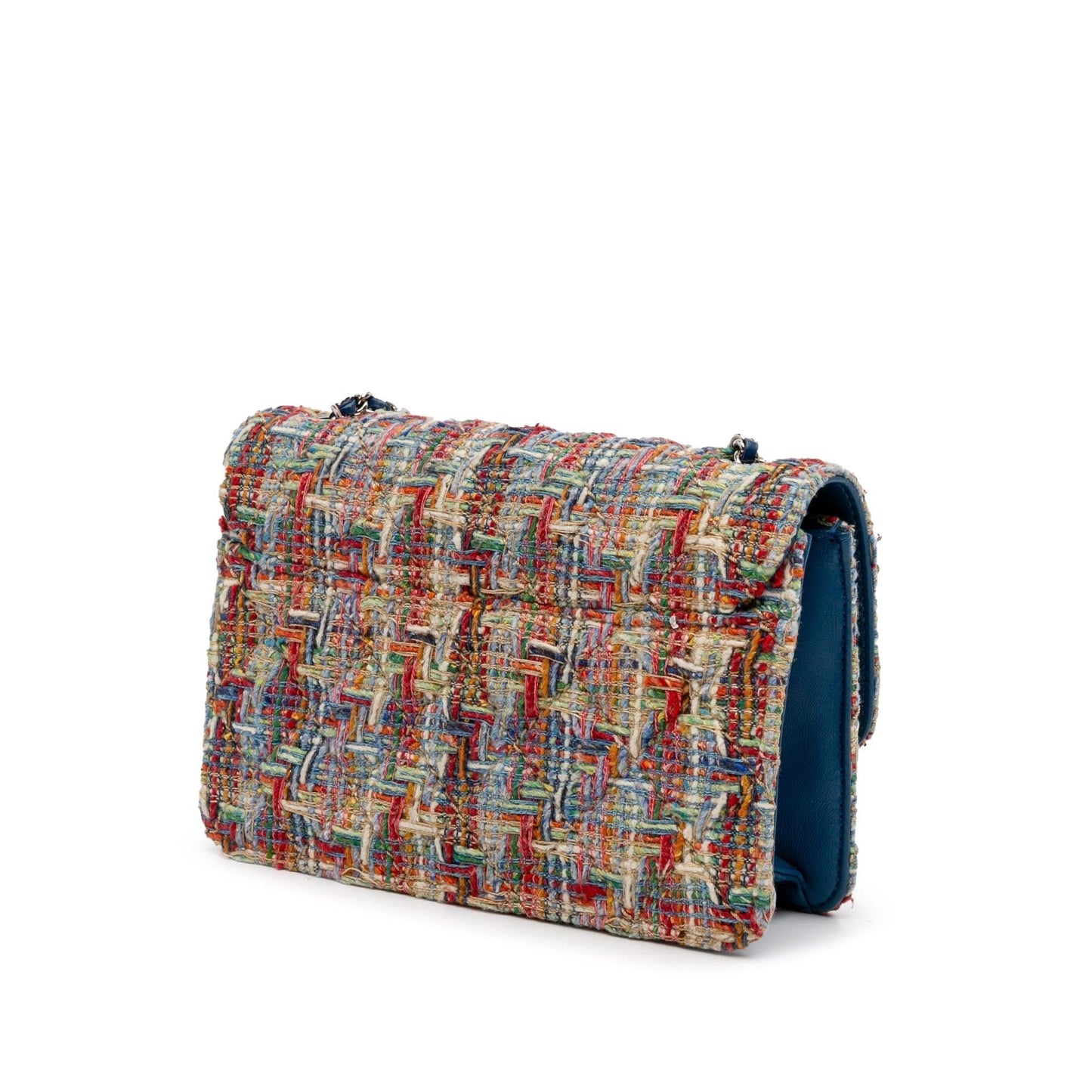 Chanel Quilted Tweed Beauty Flap Lock Mini Bag