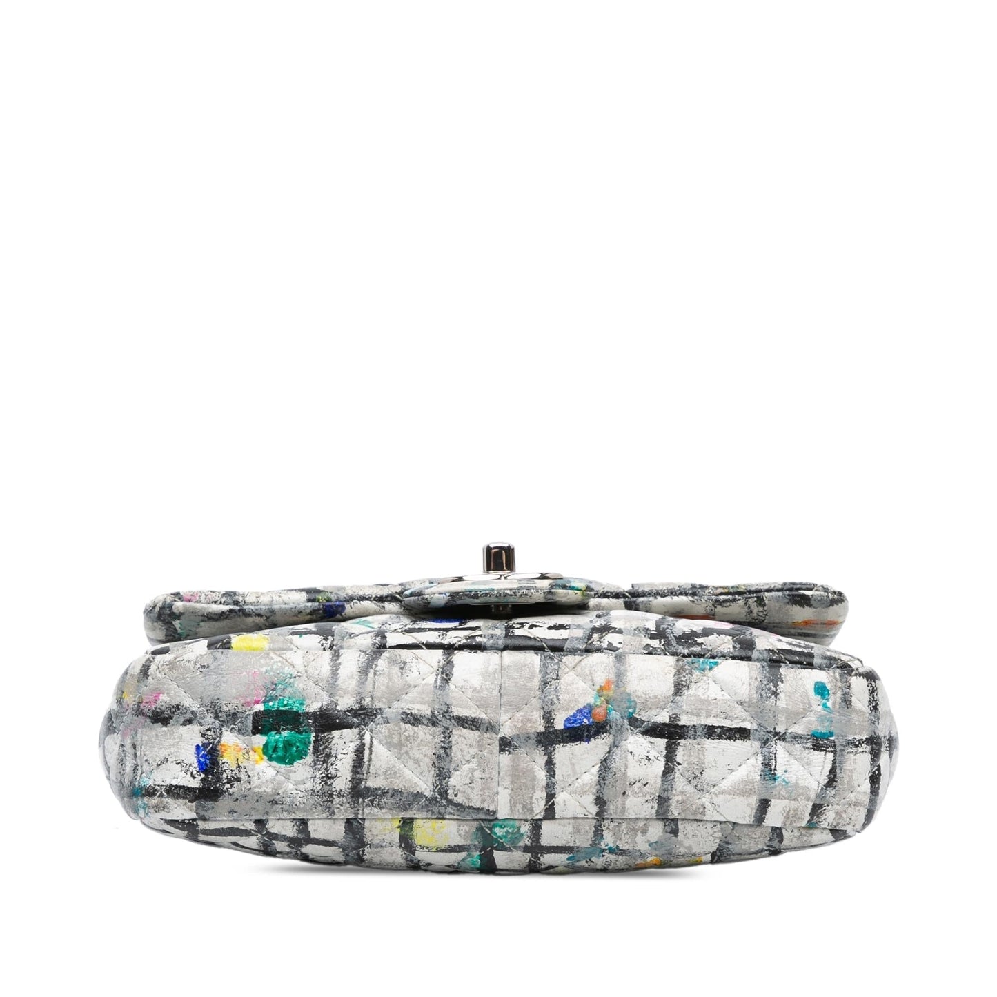 Chanel Rectangular Calfskin Hand Painted Graffiti Flap Mini Bag